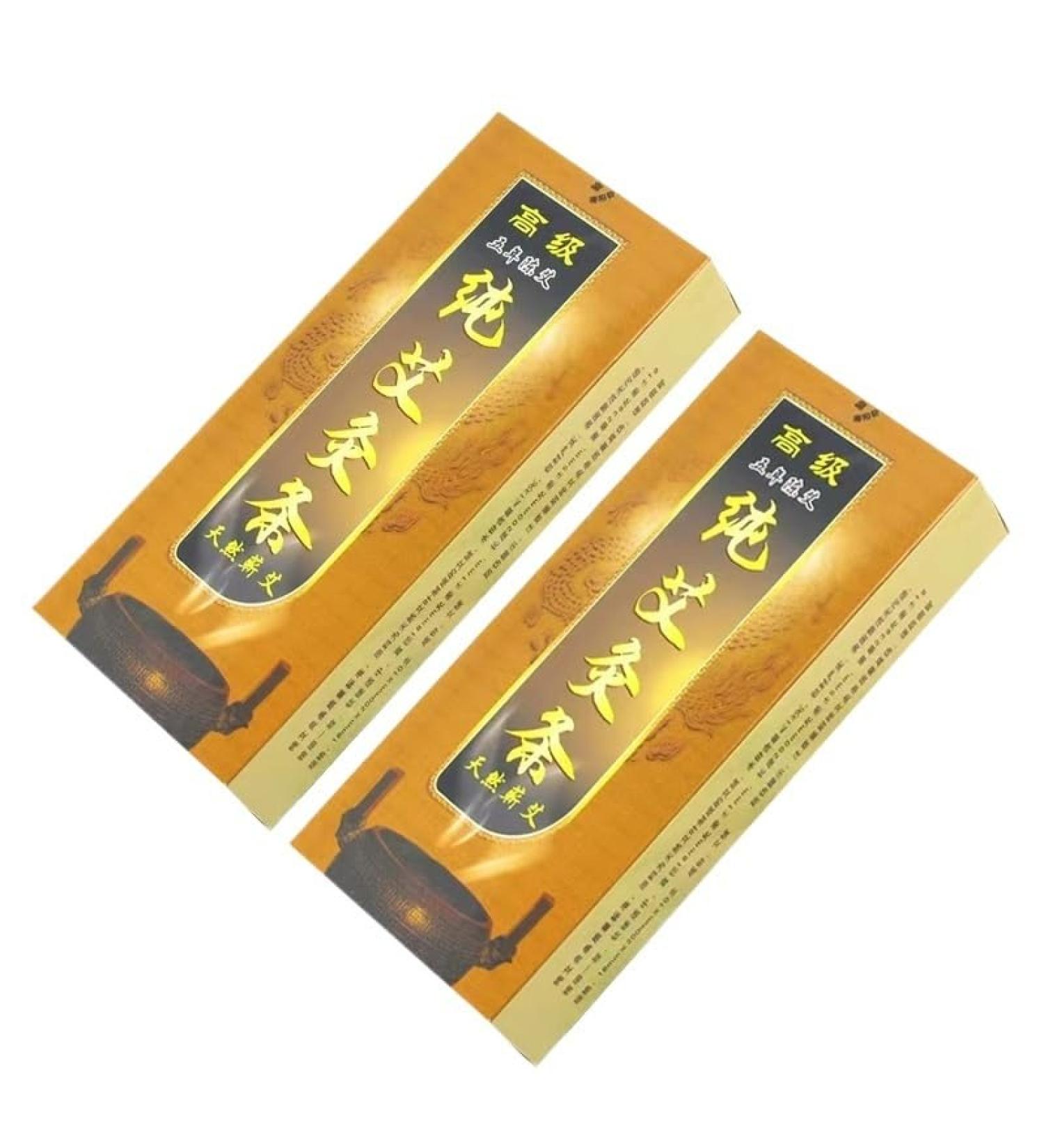BUNIQ MOXIBUSITION PISTION - Pure Wormwood Moxa Sticks Roll for Traditional Moxa Therapy | 20PCs (2 Boxes) | Warm Meridian Massage - Buy Online on GoSupps.com