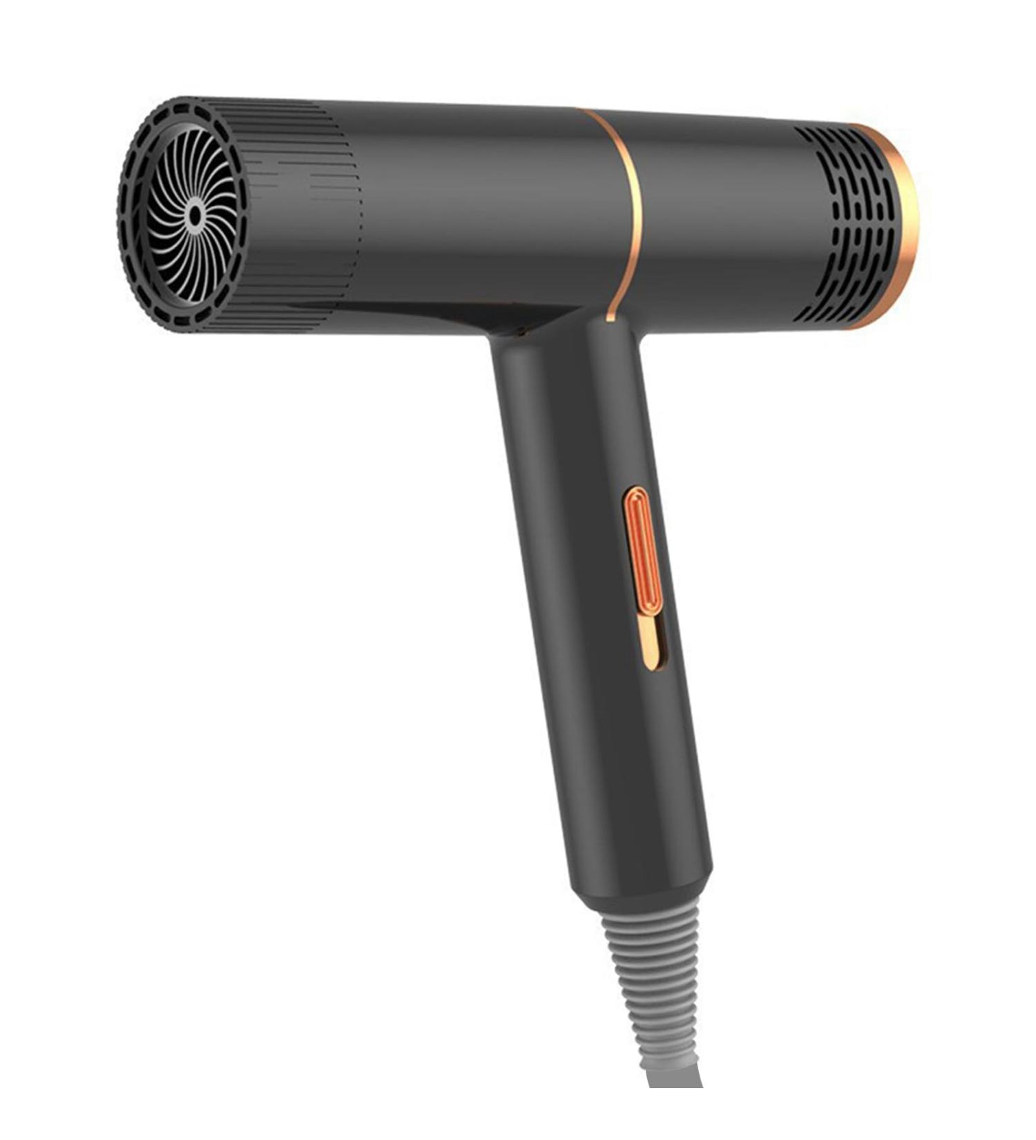 Automatic Overheating Protection Hair Dryer with Double Collagen Blue Light 800w High-power Negative Ion Care Blow for Mute Quick Drying eu Black EU Plug EU Plug Black - Buy Online on GoSupps.com