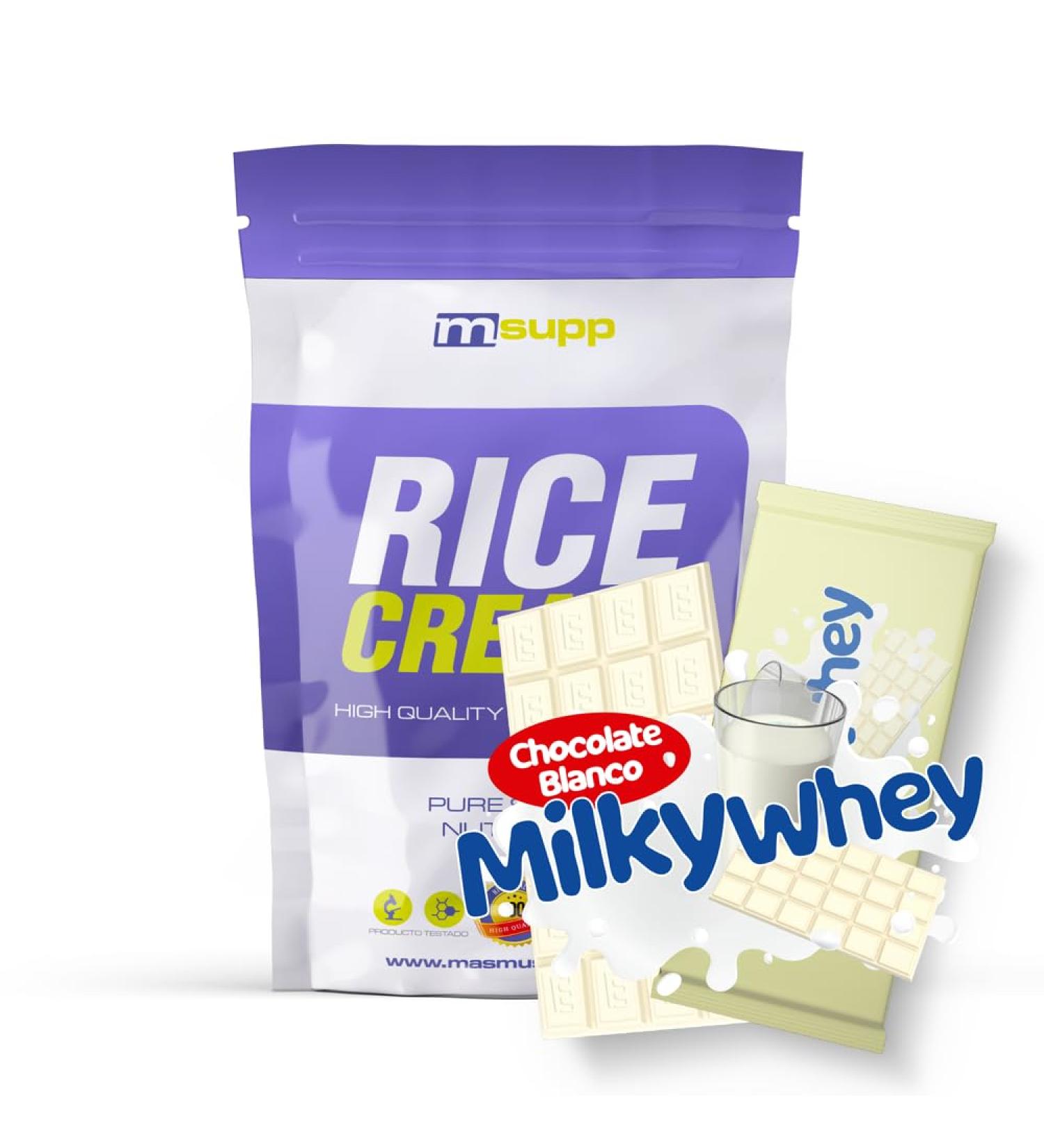 Cr me de Riz Fitness - Poudre - Pot de 2 kg - Source de Glucides - App tit Satisfaisant - Id al pour M langer avec des Prot ines - Ar me Chocolat Blanc 2 Kg Chocolat Blanc