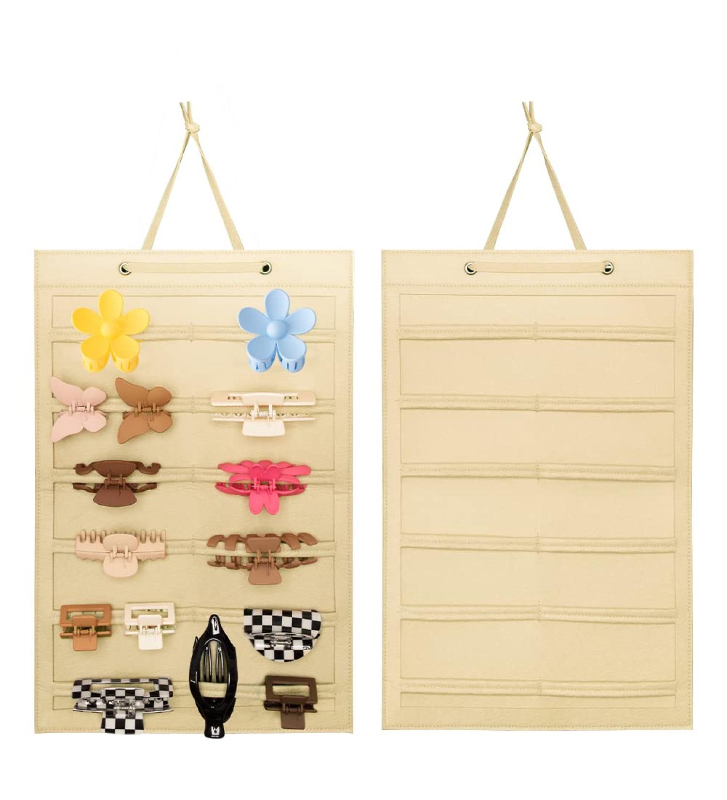 Bmobuo Claw Clip Holder Organizer - Wall-mount Hair Accessories Storage for Women and Girls - Buy Online on GoSupps.com