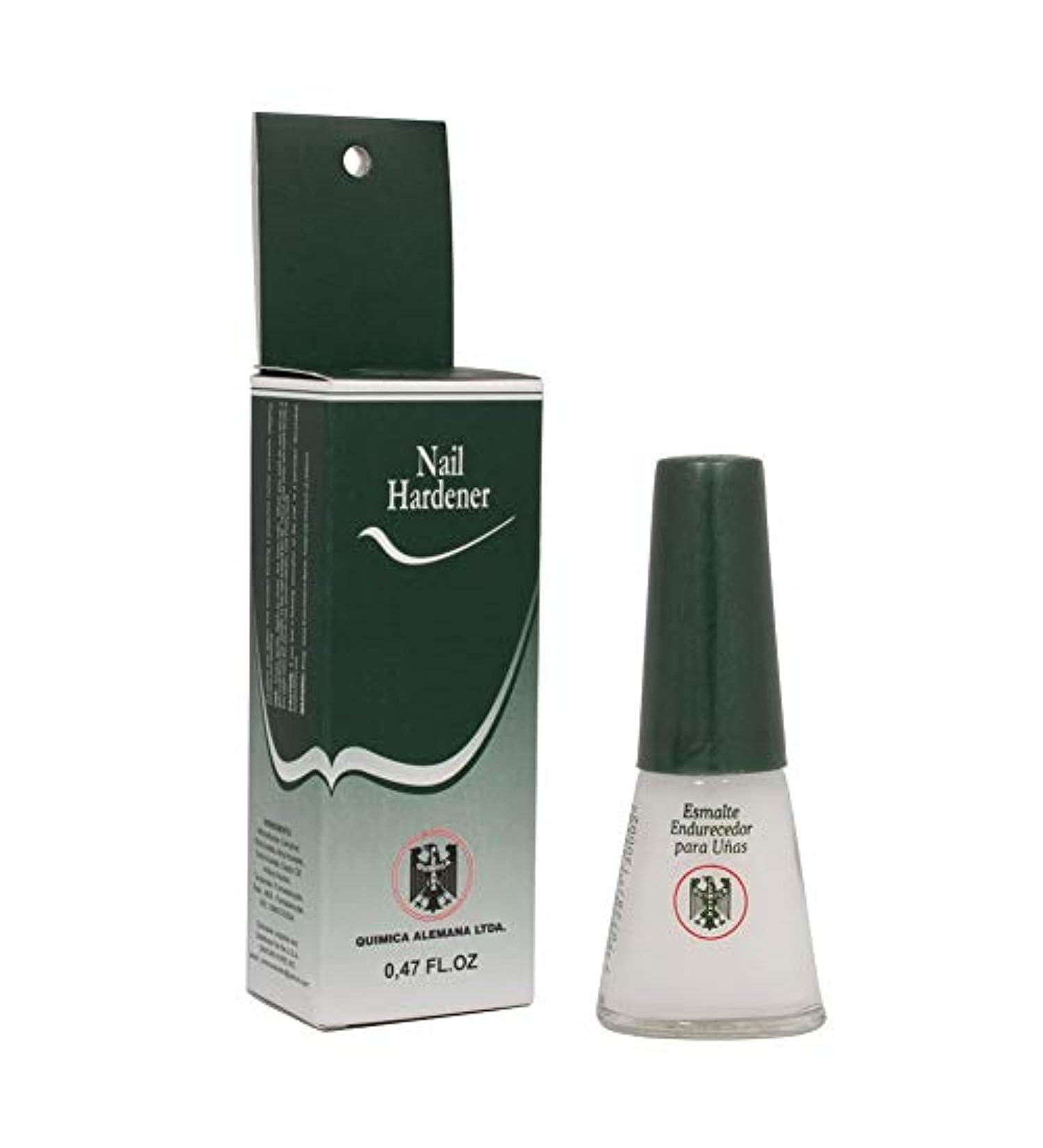Quimica Alemana Nail Hardener/Esmalte Endurecedor para Unas .47 OZ