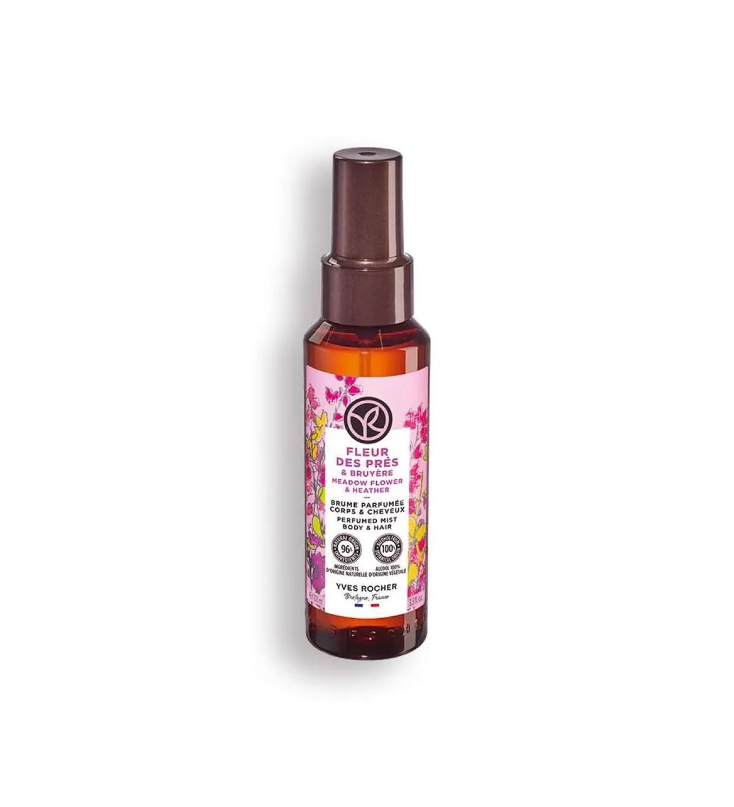Yves Rocher Meadow Flowers and Heather Hair and Body Spray Long Lasting Mist Women 100 ml./3.3 fl.oz.