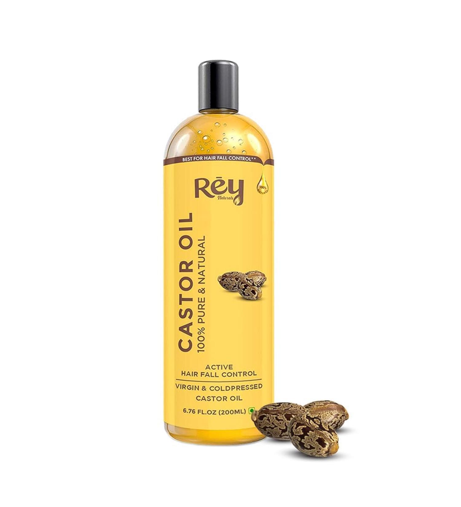 Naturals Cold Pressed Extra Virgin Castor Oil for Hair Growth | Nourishing & Moisturizing Hair Oil for All Types | Strengthens & Adds Shine (6.76 Fl Oz) - International Shipping Available - Buy Online on GoSupps.com