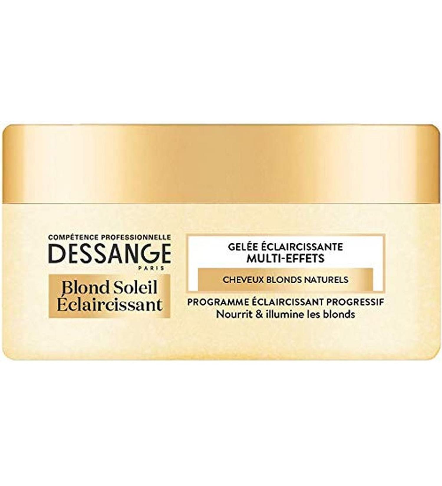  Dessange DESSANGE - Multi-Effect Lightening Jelly Sun-Kissed Blonde - Formula Enriched with Lily Flower - Gradually Nourishes & Illuminates - For Natural Blonde Hair - Leave-In - 150 ml - Buy Online on GoSupps.com