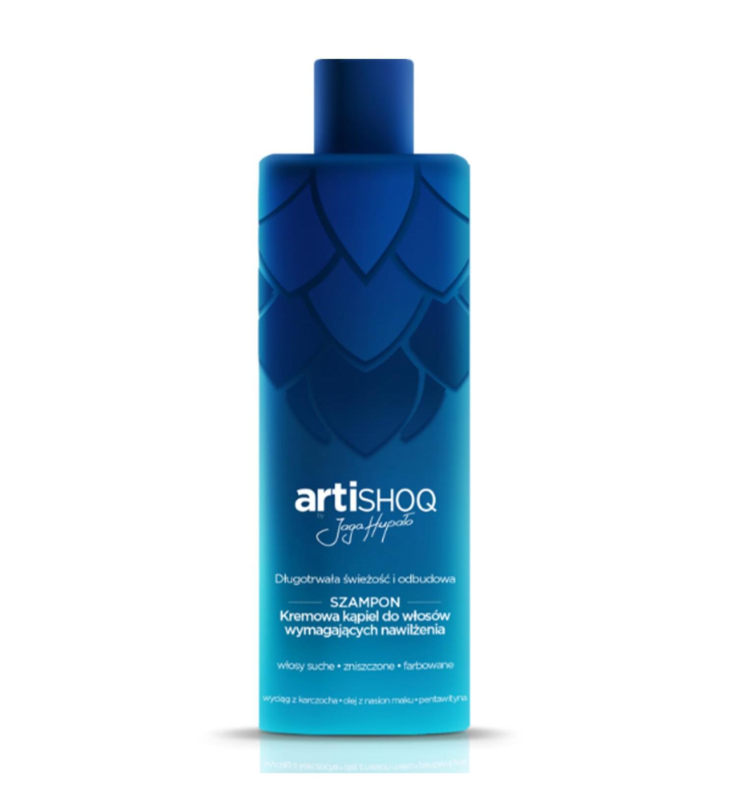 ARTISHOQ Creamy Hair Bath Shampoo - Moisturizing Formula with Creatine & Artichoke Extract | 200ml for Shine & Resilience - International Shipping Available - Buy Online on GoSupps.com