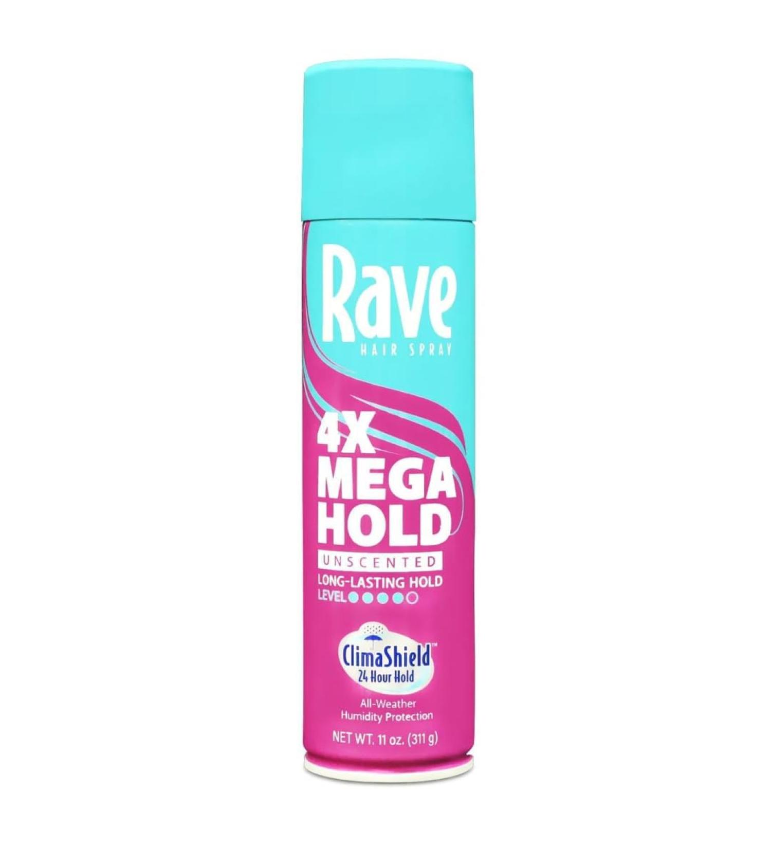 R av e Mega Hold Hair Spray All-Weather Protection with Vitamin-Rich Formula 11 oz - Buy Online on GoSupps.com
