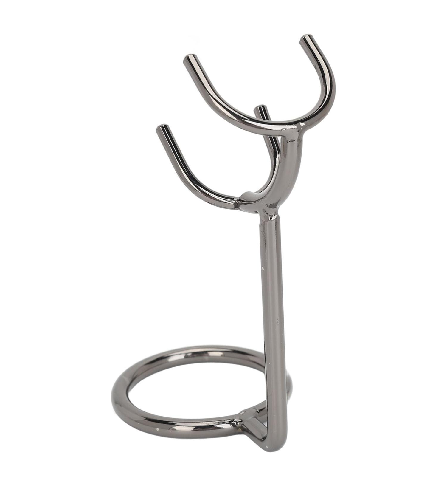 KKPLZZ Stainless Steel Razor Holder Stand - Black Shaving Brush Stand for Optimal Ventilation | International Shipping Available - Buy Online on GoSupps.com