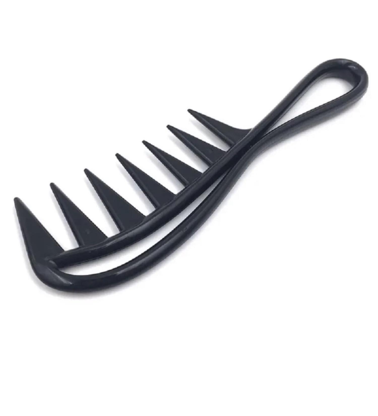 Barber Comb *Wide Shark Tooth* Style Handle Grip Hairdressing Tool - Buy Online on GoSupps.com