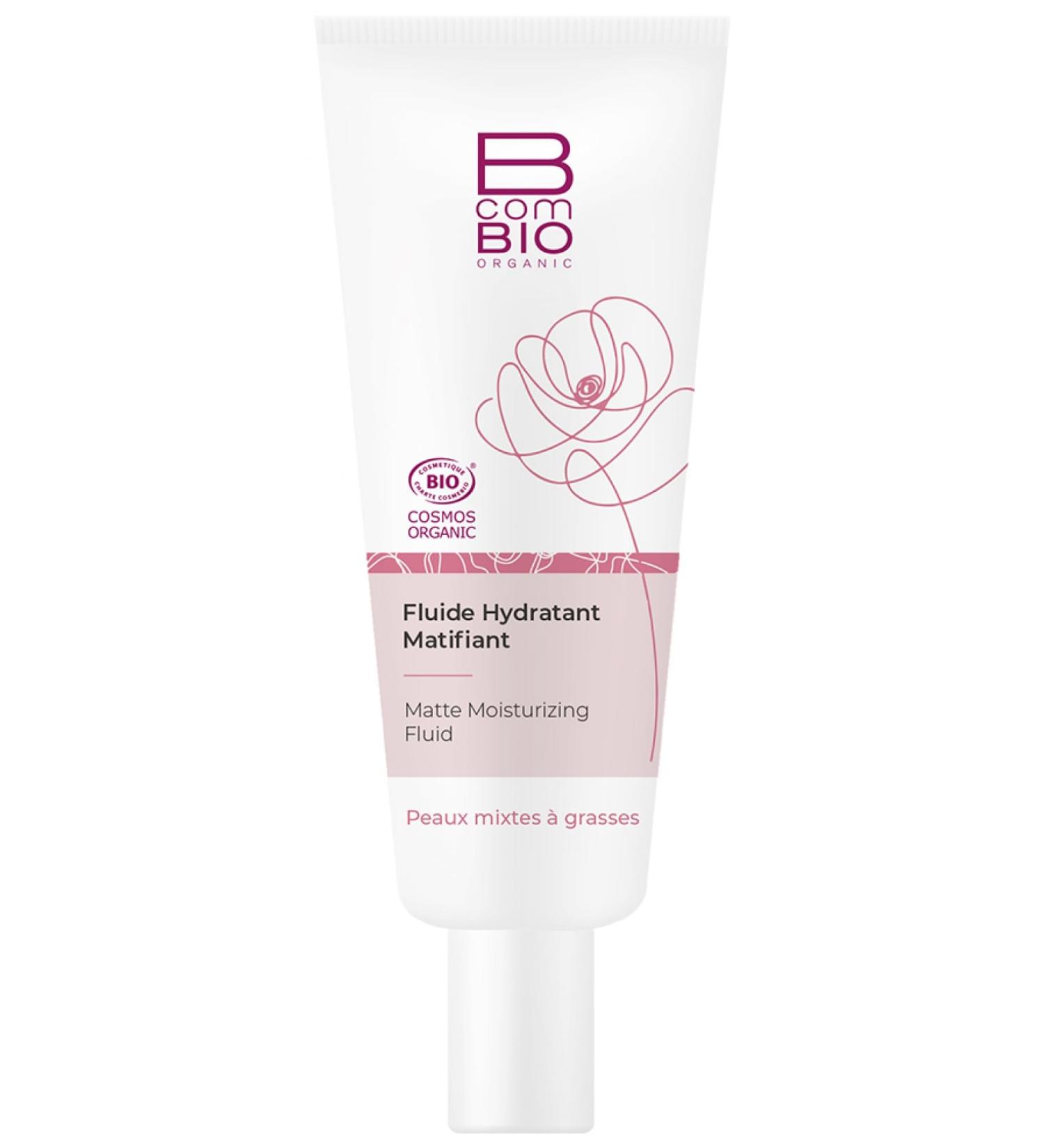 BcomBIO BcomBIO Essentielle Organic Mattifying Hydrating Fluid Tube 50 ml for Combination Skin