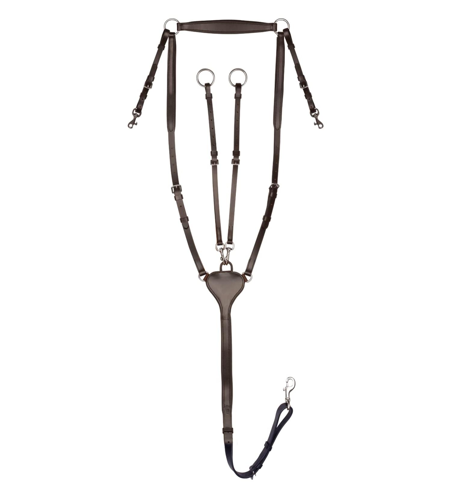 WALDHAUSEN X-Line Professional Breastplate for Warmbloods - Durable Brown Equestrian Gear | International Shipping Available - Buy Online on GoSupps.com