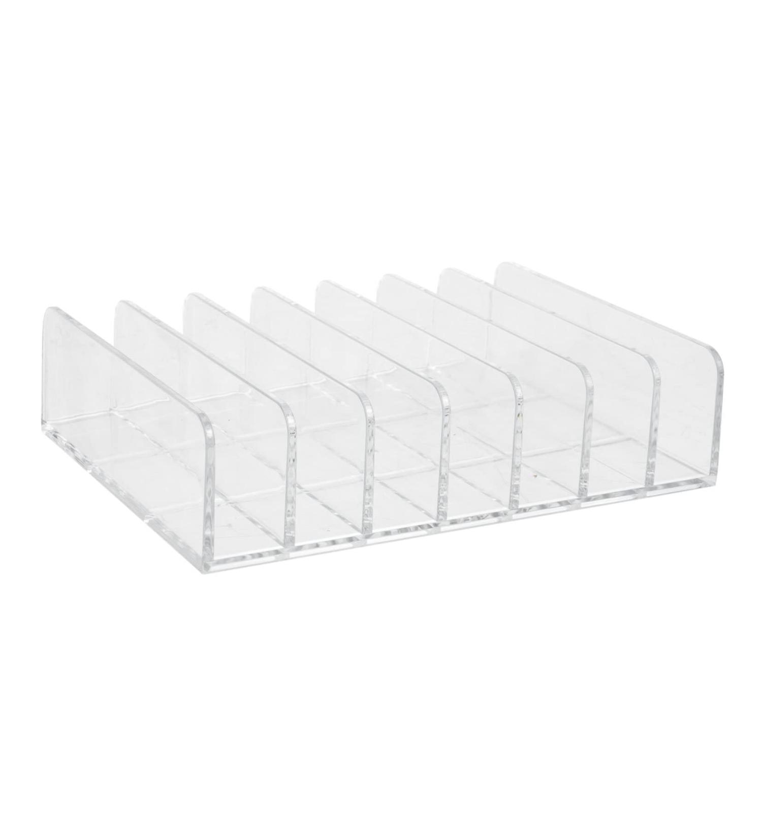 BIUDECO Cosmetic Storage Box Liquid Eye Shadow Eyeshadow Storage Acrylic Eyeshadow Lip Gloss Plastic Dog Transparent 17x12.5cm - Buy Online on GoSupps.com