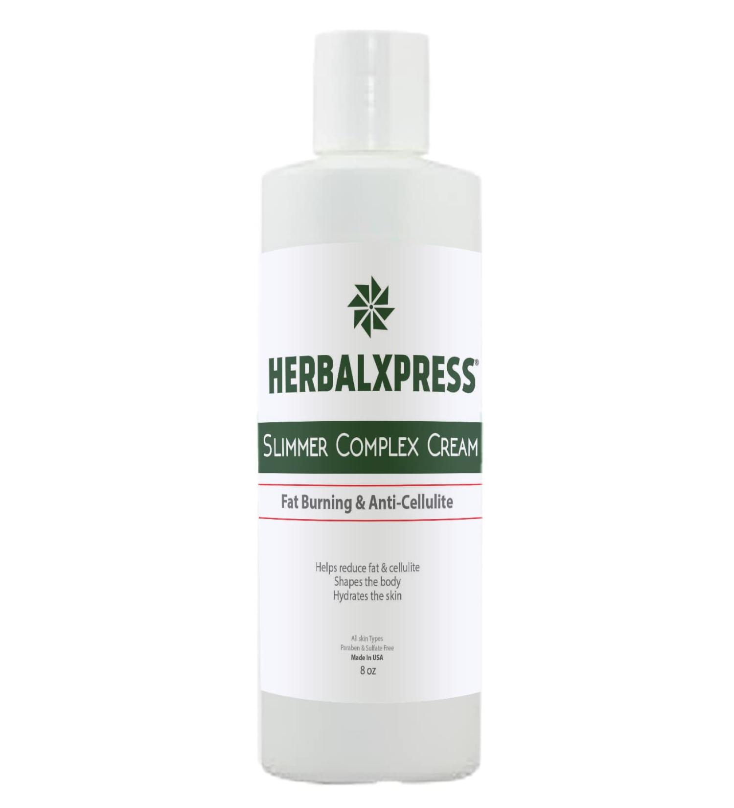 Herbalxpress Slimming Body Cream 8oz - Skin Care | Anti Cellulite Firming Lotion for Legs, Arms & Body - Buy Online on GoSupps.com