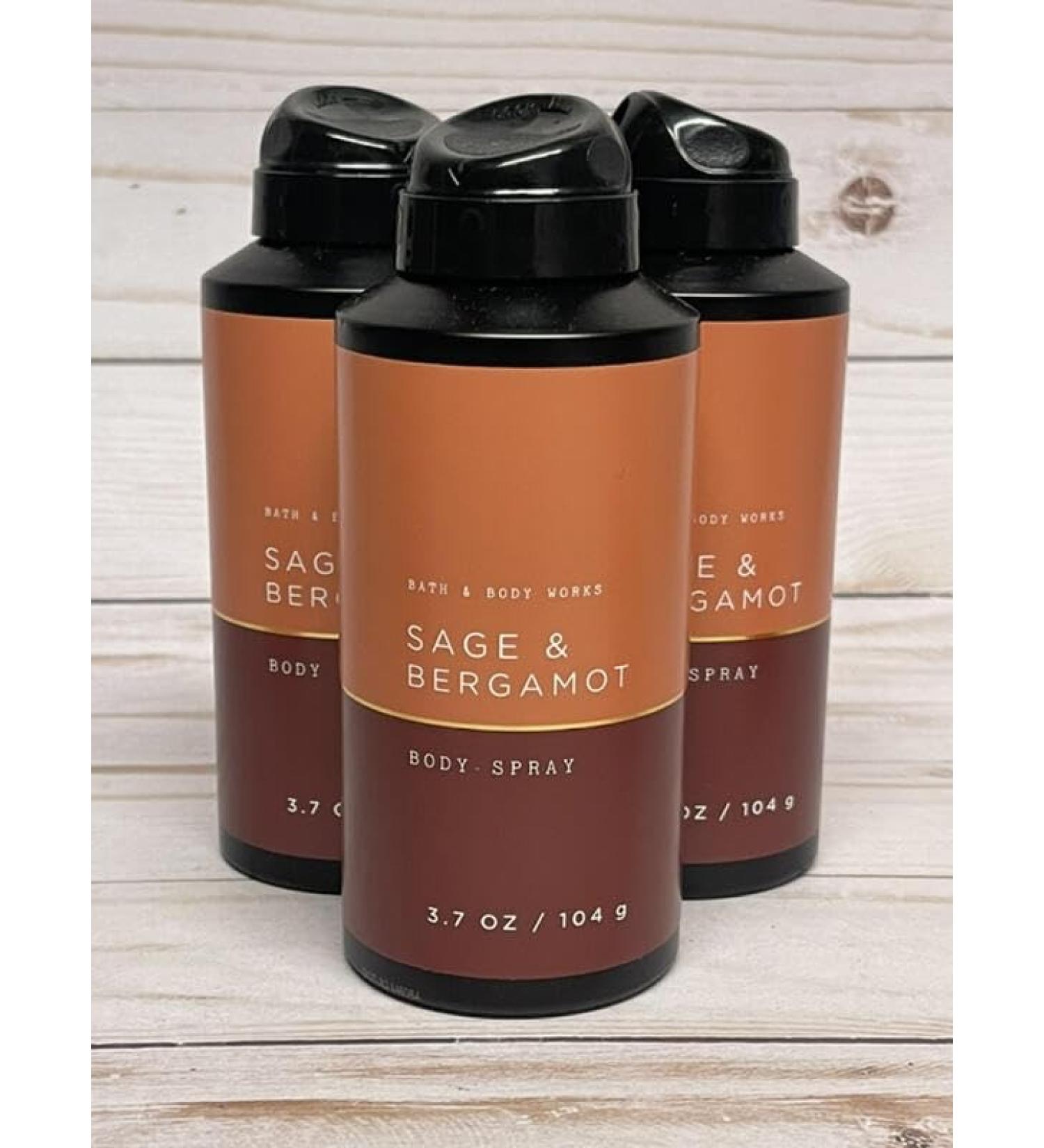 3 Sage & Bergamot bath Body Spray 3.7oz