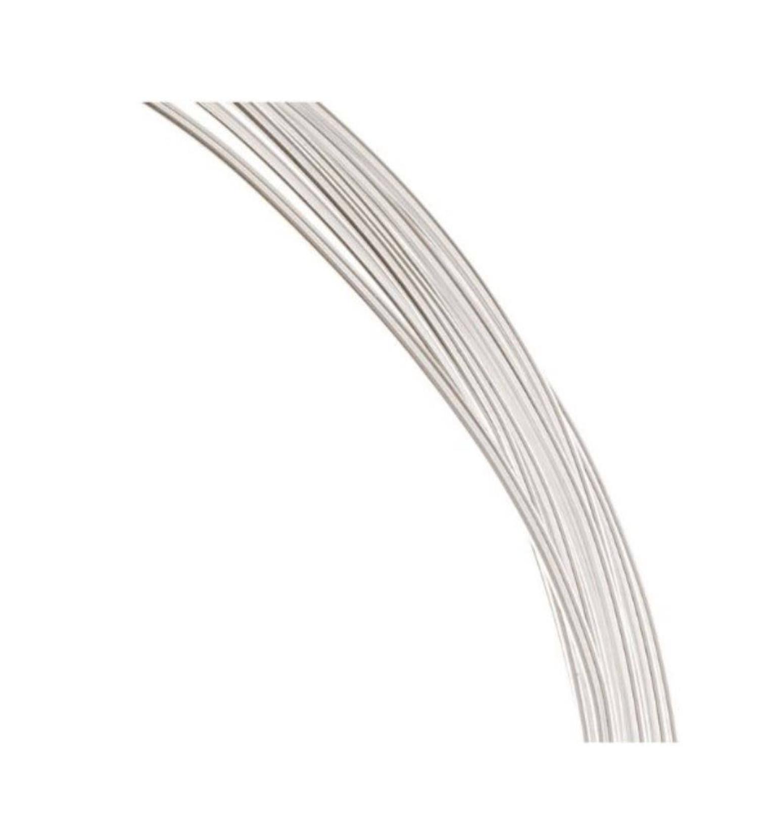 Adabele 5ft Sterling Silver Round Beading Wire 0.6mm/22 Gauge - SS281-0.6 - Buy Online on GoSupps.com