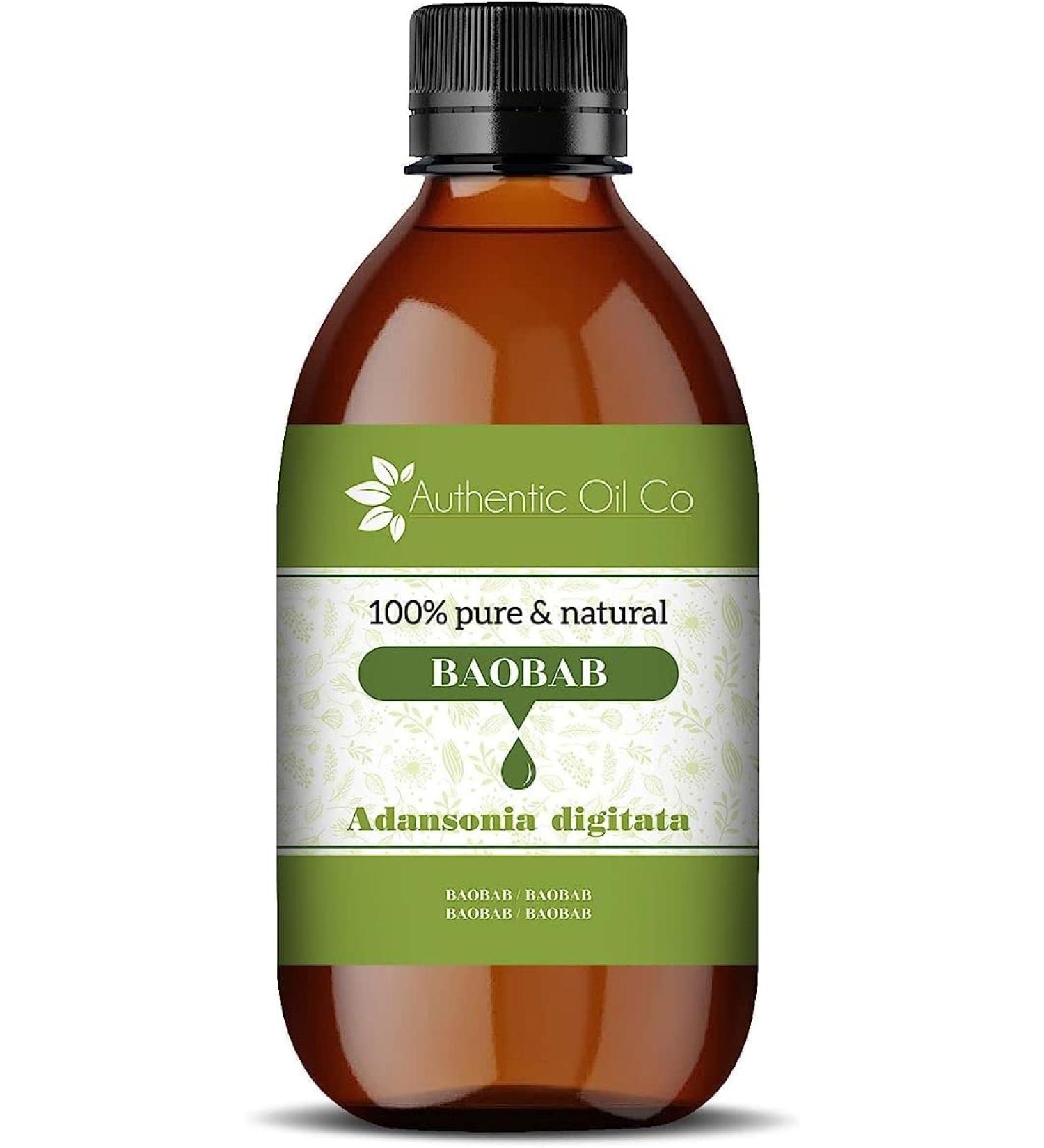 Baobab Oil 100% Pure and Natural Cold Pressed Vegan Friendly and Cruelty Free (250ml) 250ml