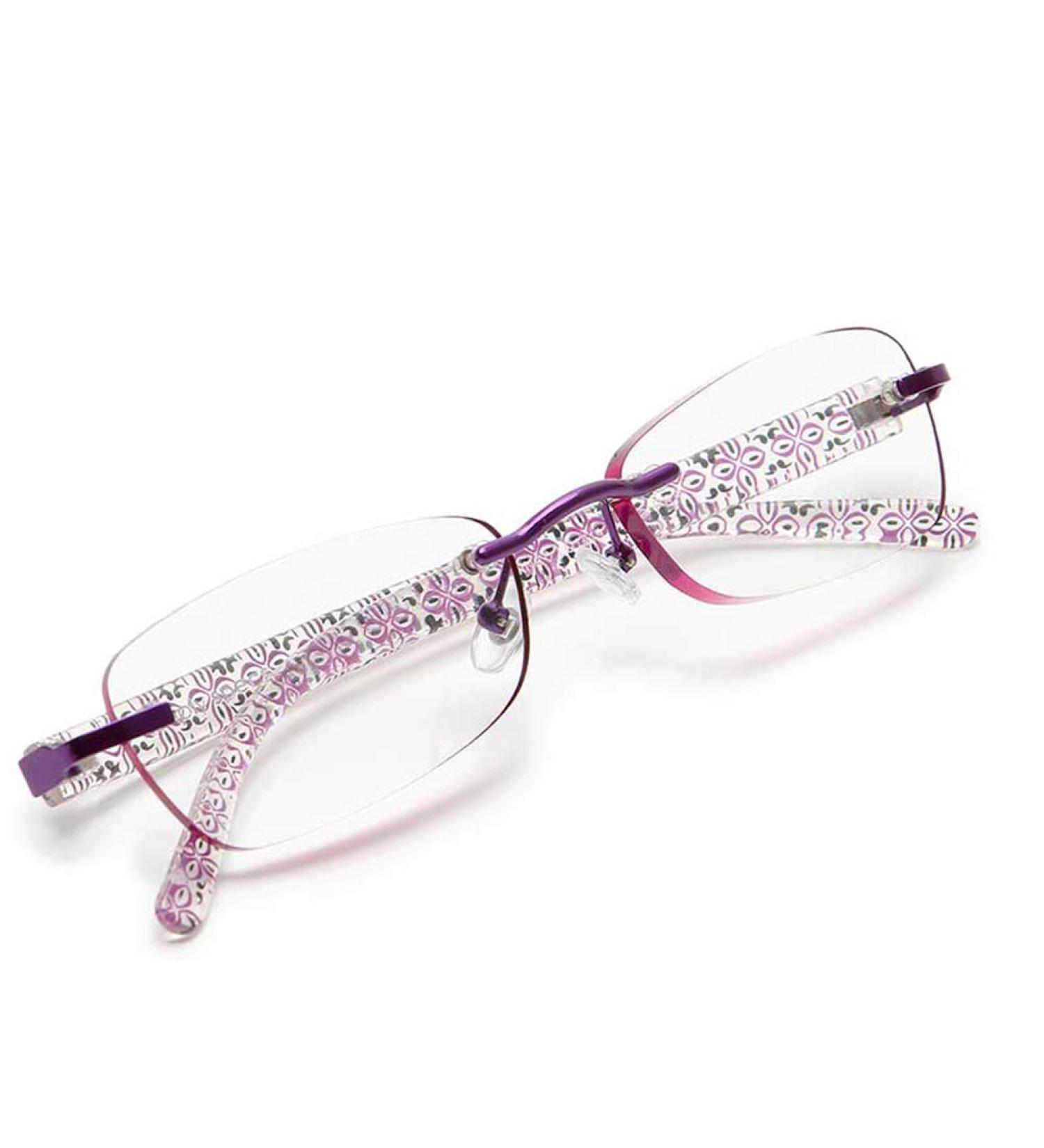 ACXZ Stylish Reading Glasses for Women - Purple Light Filter Computer Glasses with Spring Hinge (Strengths 1.25 to 3.0) - Buy Online on GoSupps.com