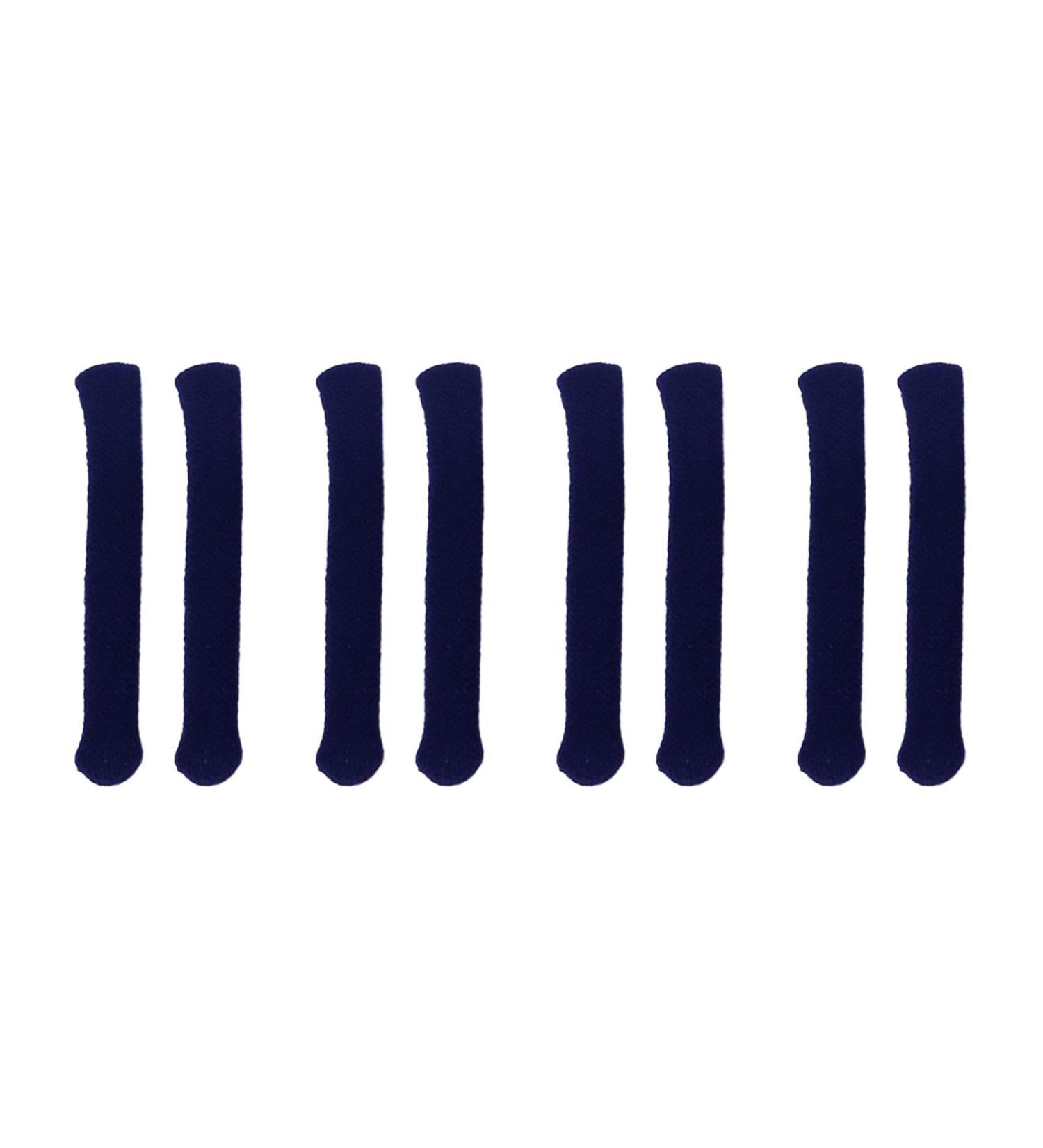 4 Pairs Blue Eyeglass Temple Tip Sleeve Holders - Comfortable Ear Grip Pads & Arm Cuffs for Secure Fit | Ideal for Eyeglasses - Buy Online on GoSupps.com