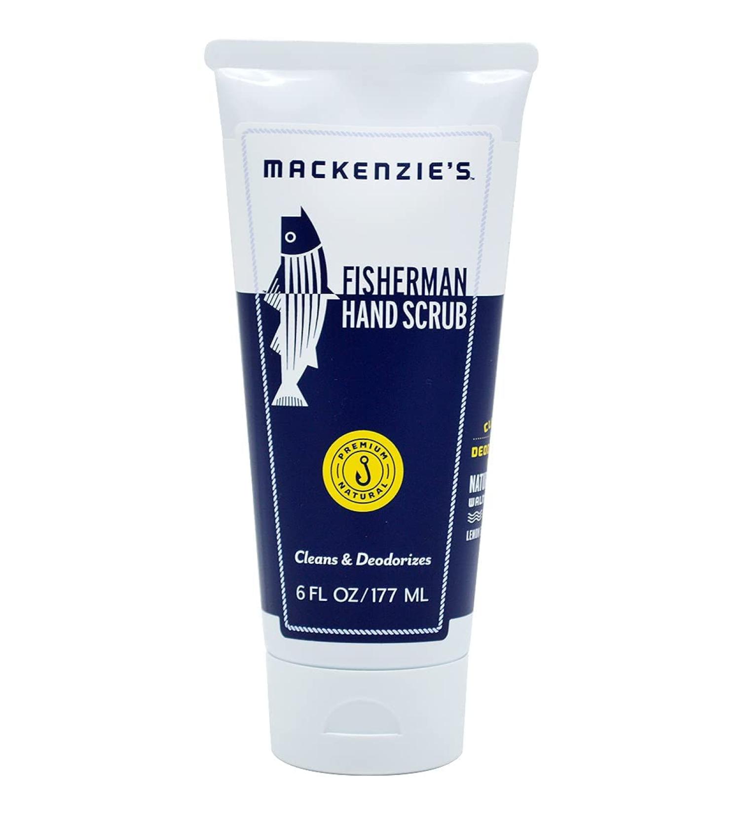 MacKenzie's Fisherman Hand Scrub 6 Oz - Cleansing & Deodorizing Hand Cleaner - Ideal for Fishermen, Cooks, and Gardeners - Buy Online on GoSupps.com