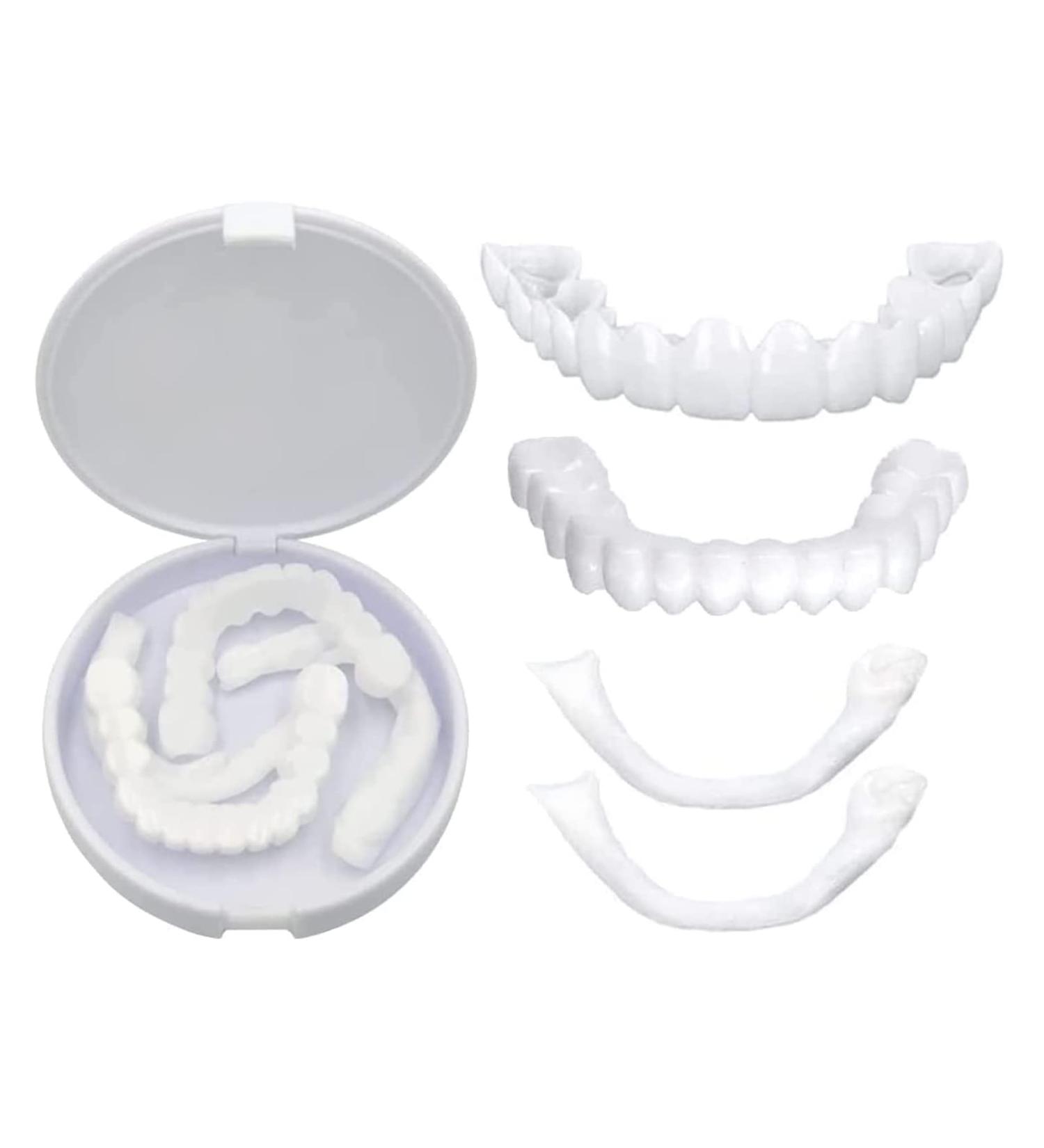 3 Pairs Cosmetic Fake Teeth - Temporary Braces & Tooth Whitening for Men & Women | International Shipping - Buy Online on GoSupps.com