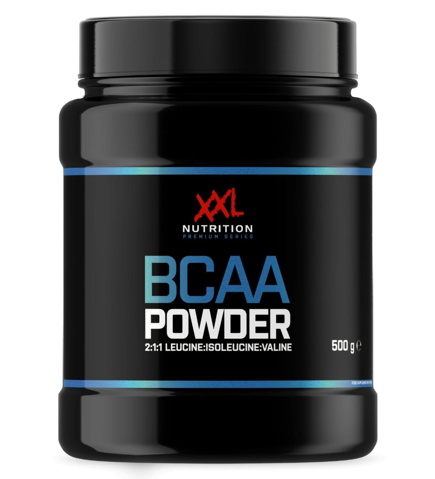 XXL Nutrition BCAA Powder 2:1:1 - Essential Amino Acids - Tasteless 500g | International Shipping Available - Buy Online on GoSupps.com
