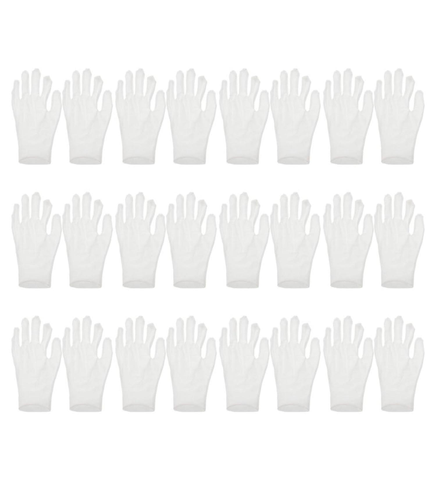 Beaupretty 12 Pairs Moisturizing Gloves Cotton Gloves Working Cotton Glove White Gloves Cotton Moisturizing Overnight Gloves Working Gloves Work Gloves - Buy Online on GoSupps.com