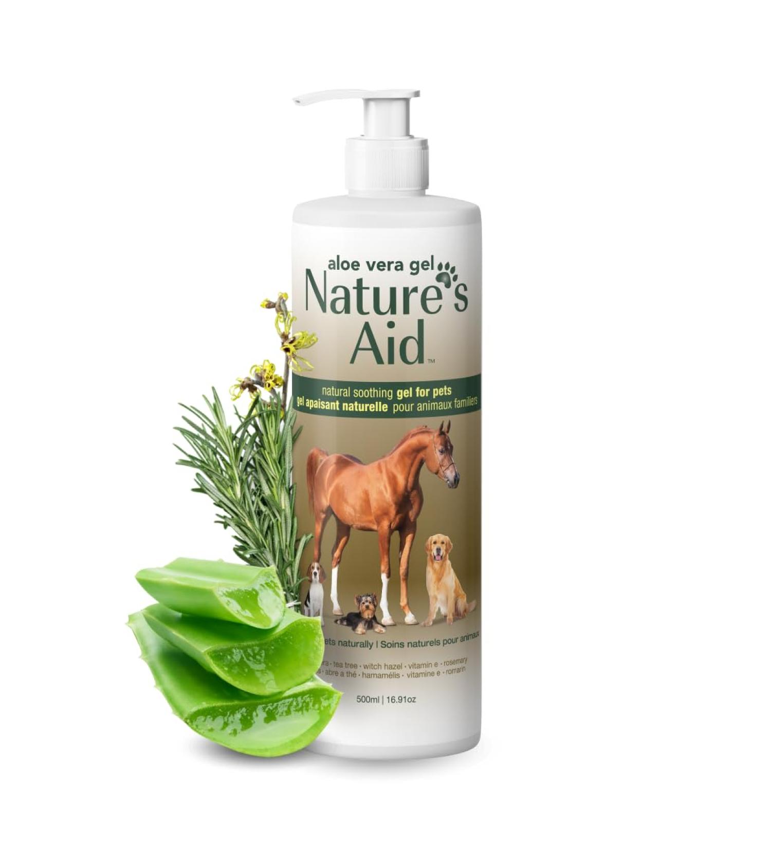 Nature's Aid Soothing Equine - Horse Coat Gel. Fast-Absorbing Natural Formula Antibacterial Antifungal Skin-Soothing and 3X More Skin-Nourishing Compounds (500ml). - Buy Online on GoSupps.com