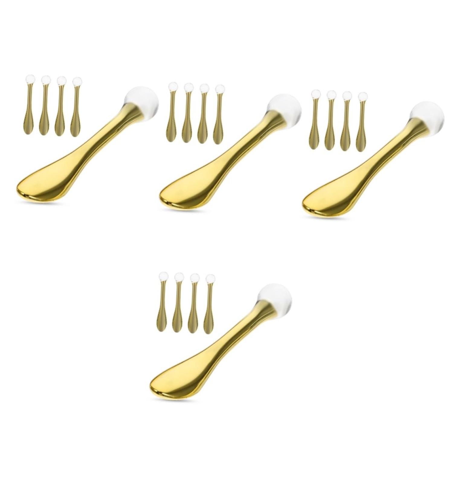 FOMIYES 20 Pi ces Outil De Massage De Cr me Pour Les Yeux Cuill re Cr me Pour Les Yeux Compacte Spatule Cosm tique Pour Le Visage Mini Cuill re Soins De La Peau Masseur Pour Le Visage - Buy Online on GoSupps.com