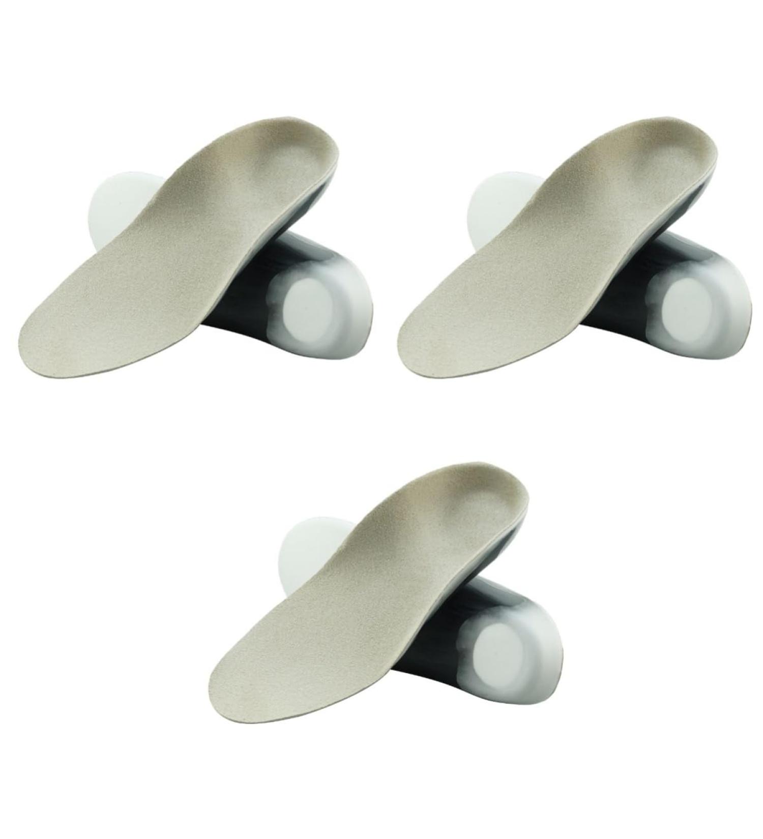 FRCOLOR 3 Pairs Orthotic Insoles - Arch Support Inserts for All Shoe Types | International Shipping Available - Buy Online on GoSupps.com