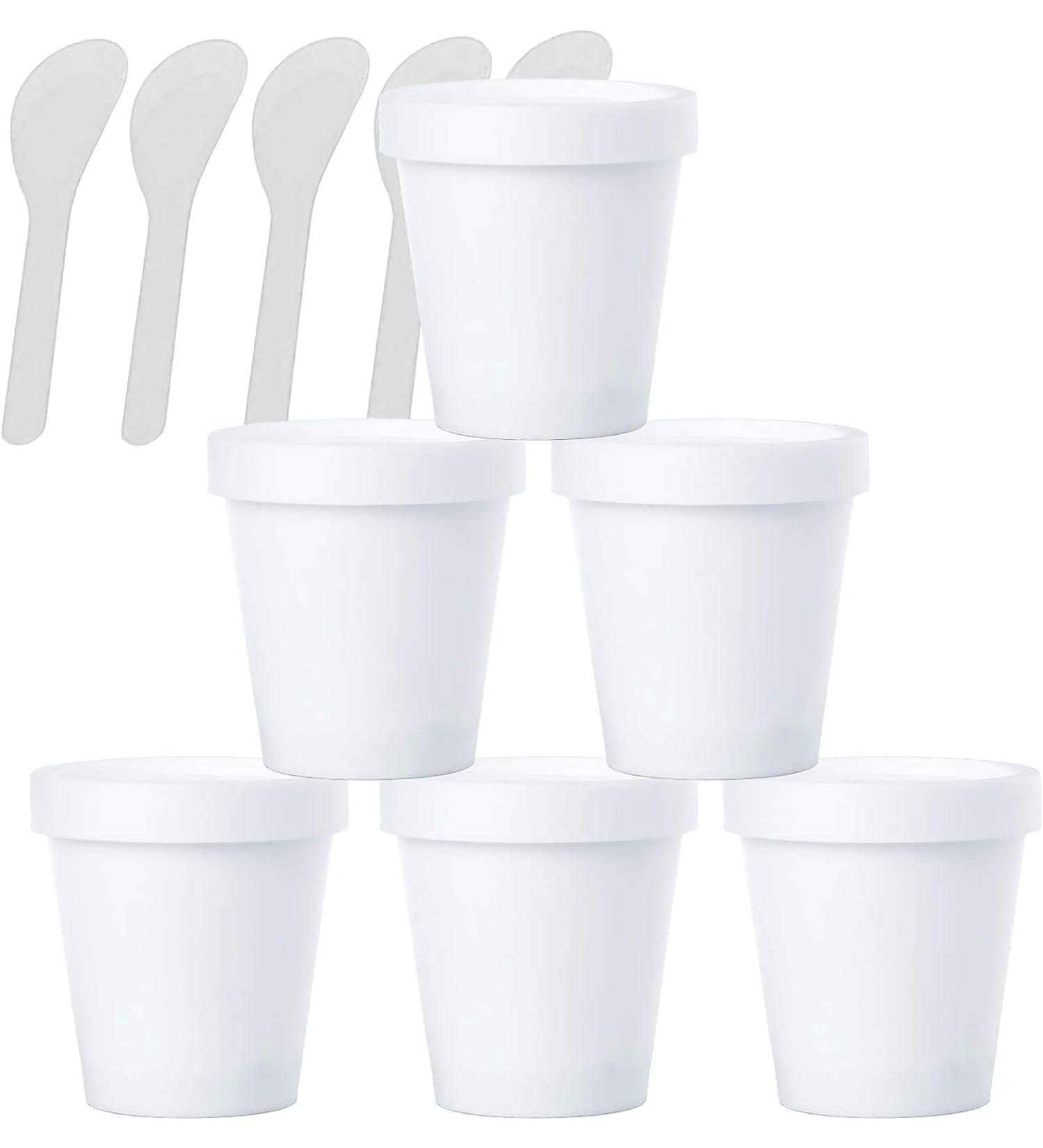 empty jars with lids cosmetic jar B0CKBVKX5Z6 PC Empty 200ml Pink Facial Mask Wide Mouth Plastic Jars 200g Leakproof Cosmetic Pot Container with Lids with 6 PC Spatula (Color : Roze Size : 100ml) ( - Buy Online on GoSupps.com