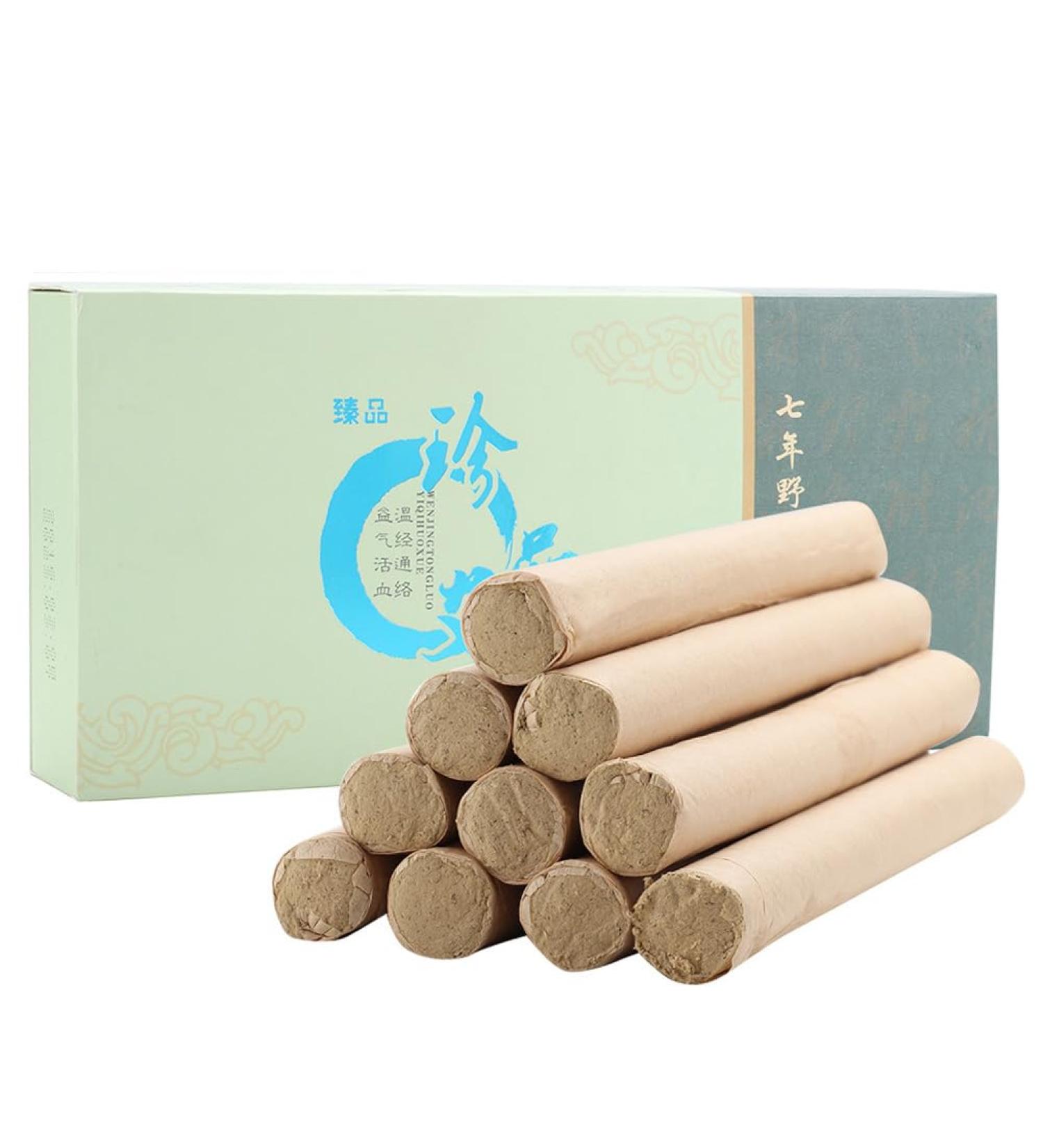 Buy 10 Pieces 18x200 mm MOXA Stick - Moxibustion Roll for Stress Relief Acupuncture Massage Device for Pain Relief & Health Care - Buy Online on GoSupps.com
