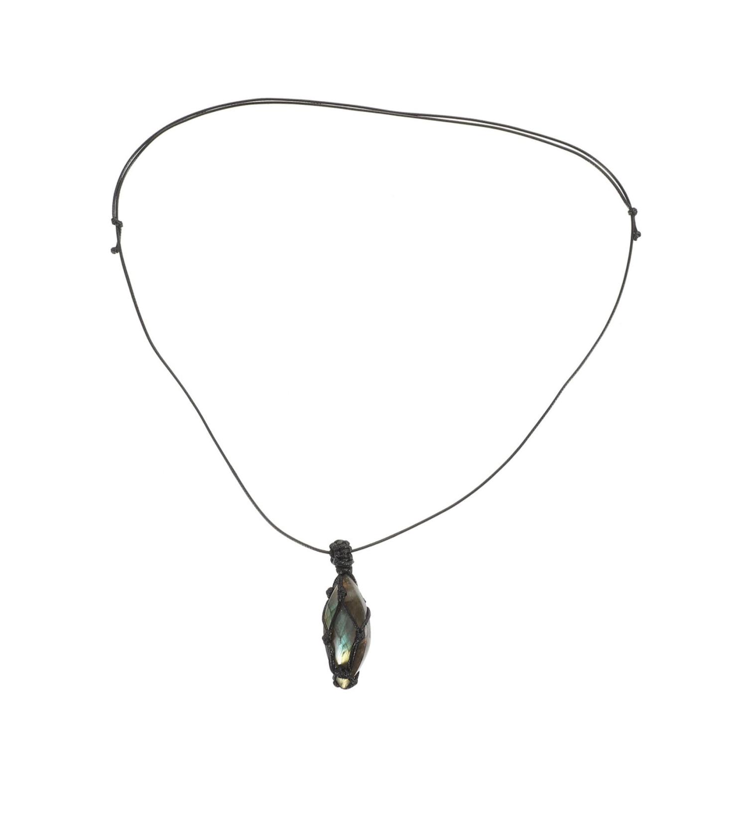 Yardenfun Pendant A Necklace Necklaces Natural Stone Necklace Labradorite Necklace Vintage Jewelry - Buy Online on GoSupps.com