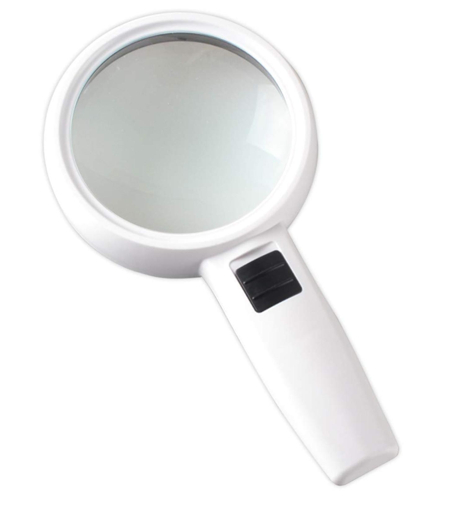 Lighted Magnifier 30 Times Handheld Magnifier 3 LED Luminous Magnifier Suitable for The Elderly to Read and Explore Made in China - Buy Online on GoSupps.com