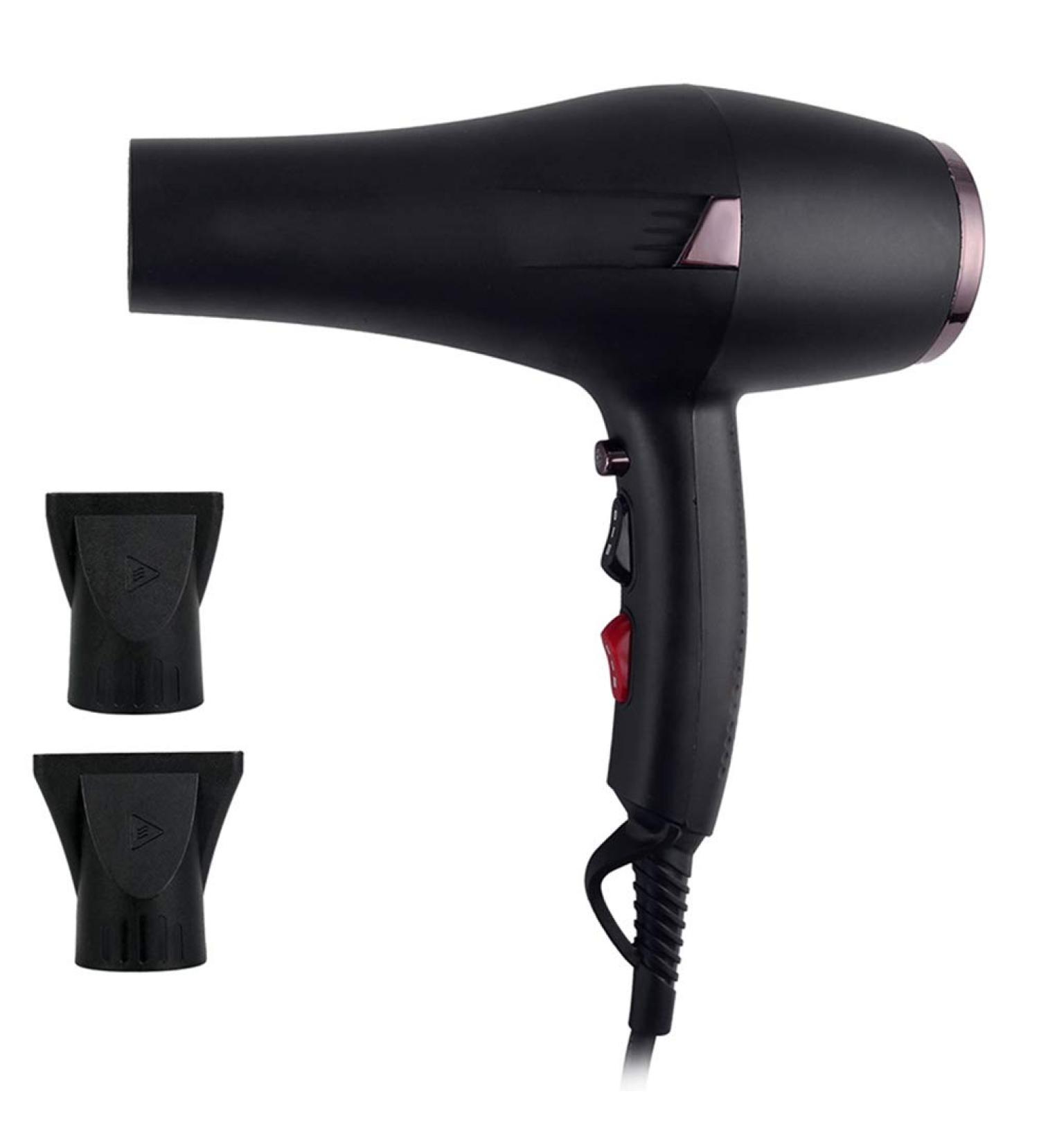 Professional Hair Dryer Quiet Hairdryers with 2 Nozzles Lightweight Power Blow Dryer Fast Dry 2 Speed 3 Heat Cool Shot Setting Long Cable AC Motor Fast Drying Time and Frizz Free Shine 2000W Small - Buy Online on GoSupps.com