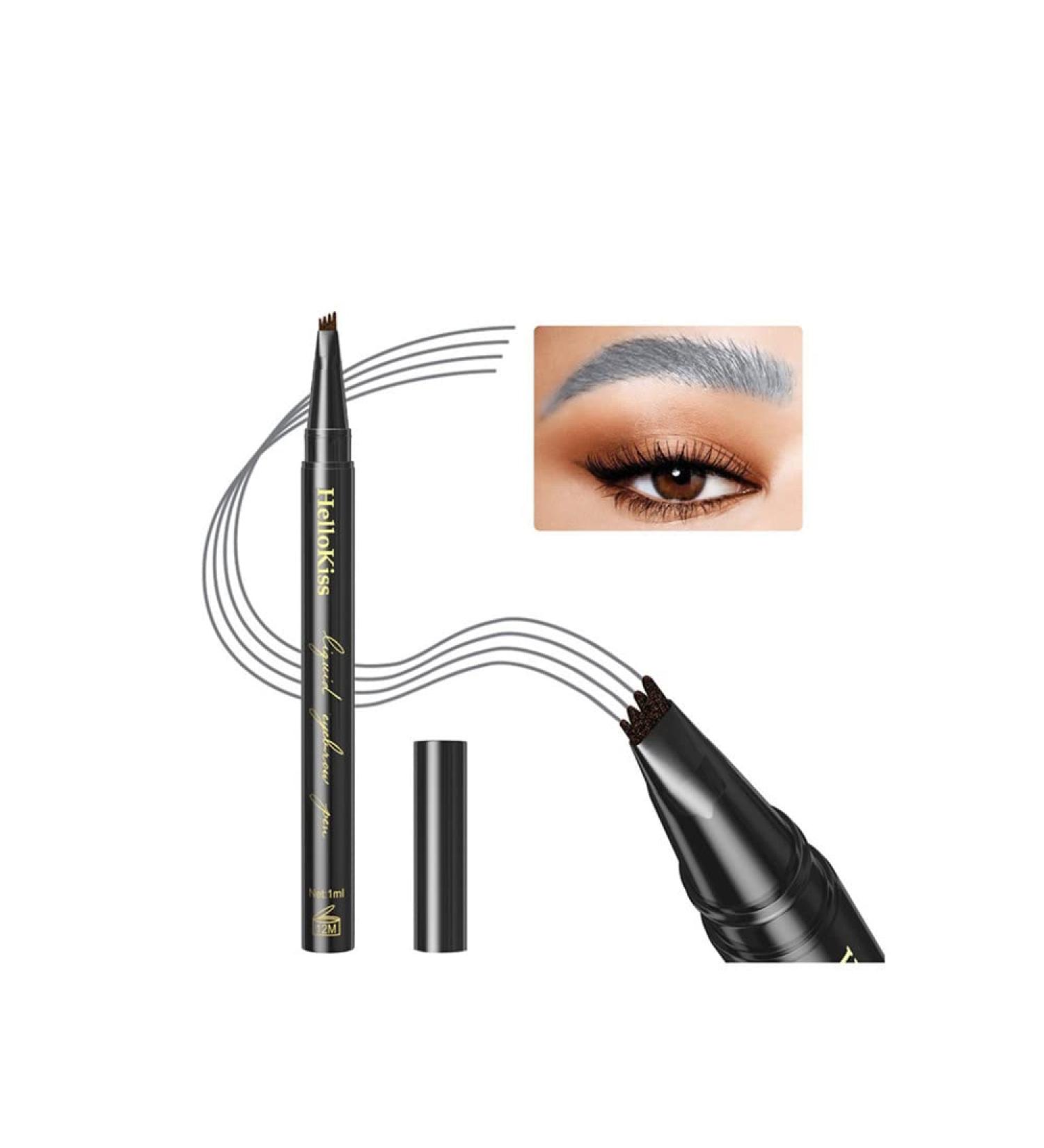 Tattoo eyebrow pencil liquid eyebrow pencil waterproof eyebrow pencil professional makeup eyebrow pencil black eyebrow pencil 4 colors available (03#Light gray) - Buy Online on GoSupps.com