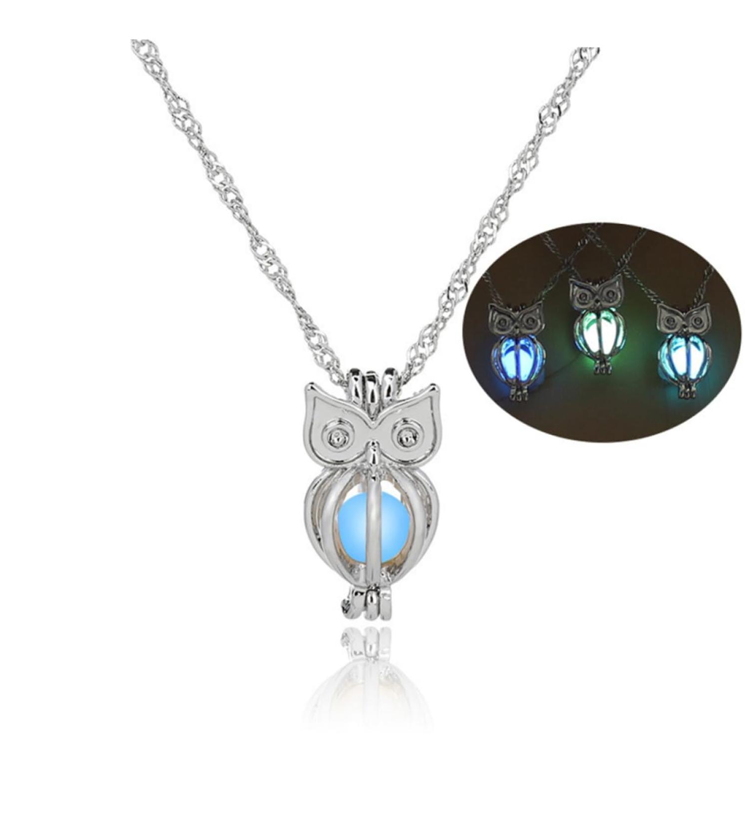 FOYTOKI Necklaces Owl Head Pendant Hollow Pendant Owl Necklace Jewelry Accessories Multicolor - Buy Online on GoSupps.com