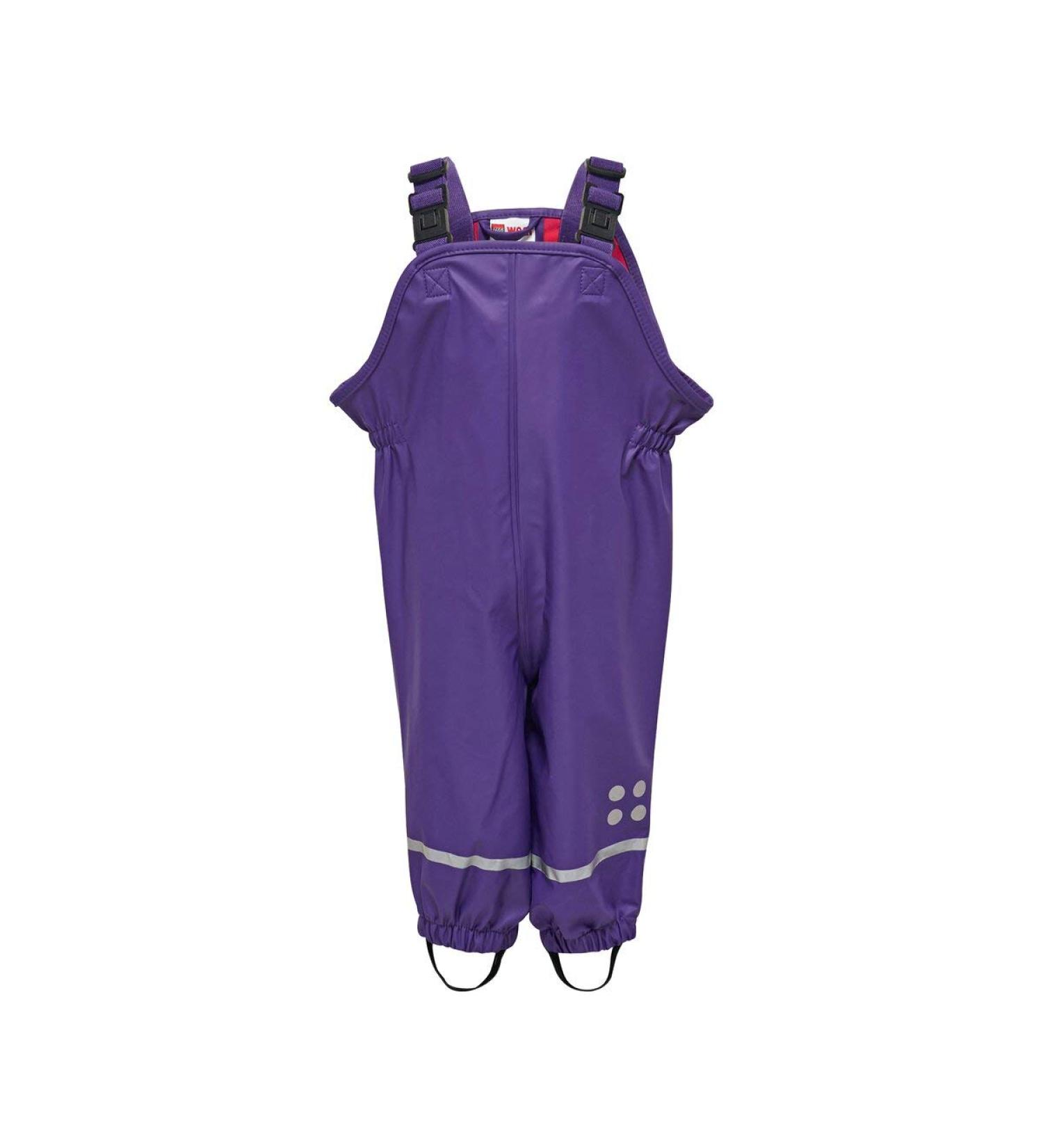 LEGO Girls Rain Trouser 4 Years - Dark Purple - Waterproof Kids Rain Pants - Buy Online on GoSupps.com