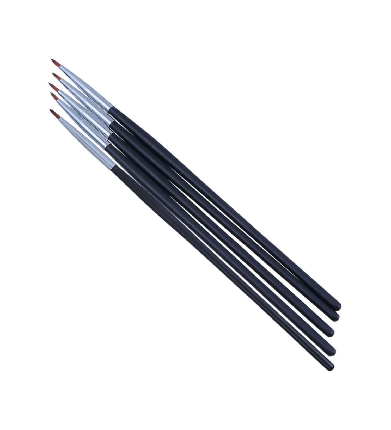 Mikinona 5pcs Fine Eyeliner Brush Lip Makeup Brush Gel Eyeliner Brush Makeup Lipstick Applicator Gels Fiber - Buy Online on GoSupps.com