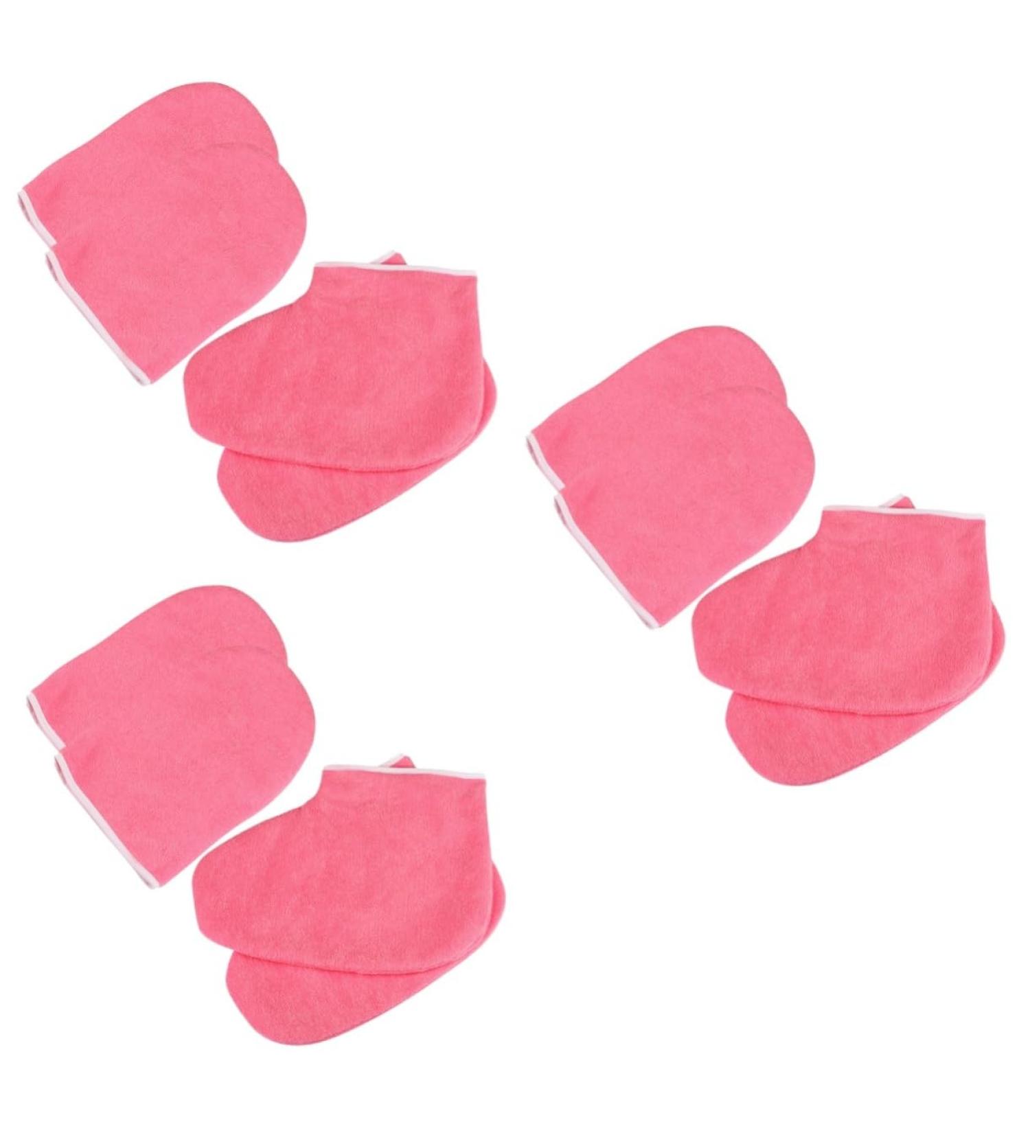 minkissy 3 Sets Paraffin Accessories Wax Bath Mitts Paraffin Wax Insulated Mitts End Papers for Hair Perm Paraffin Treatments Wax Bath Hand Cover Wax Foot Cover Red Care - Buy Online on GoSupps.com