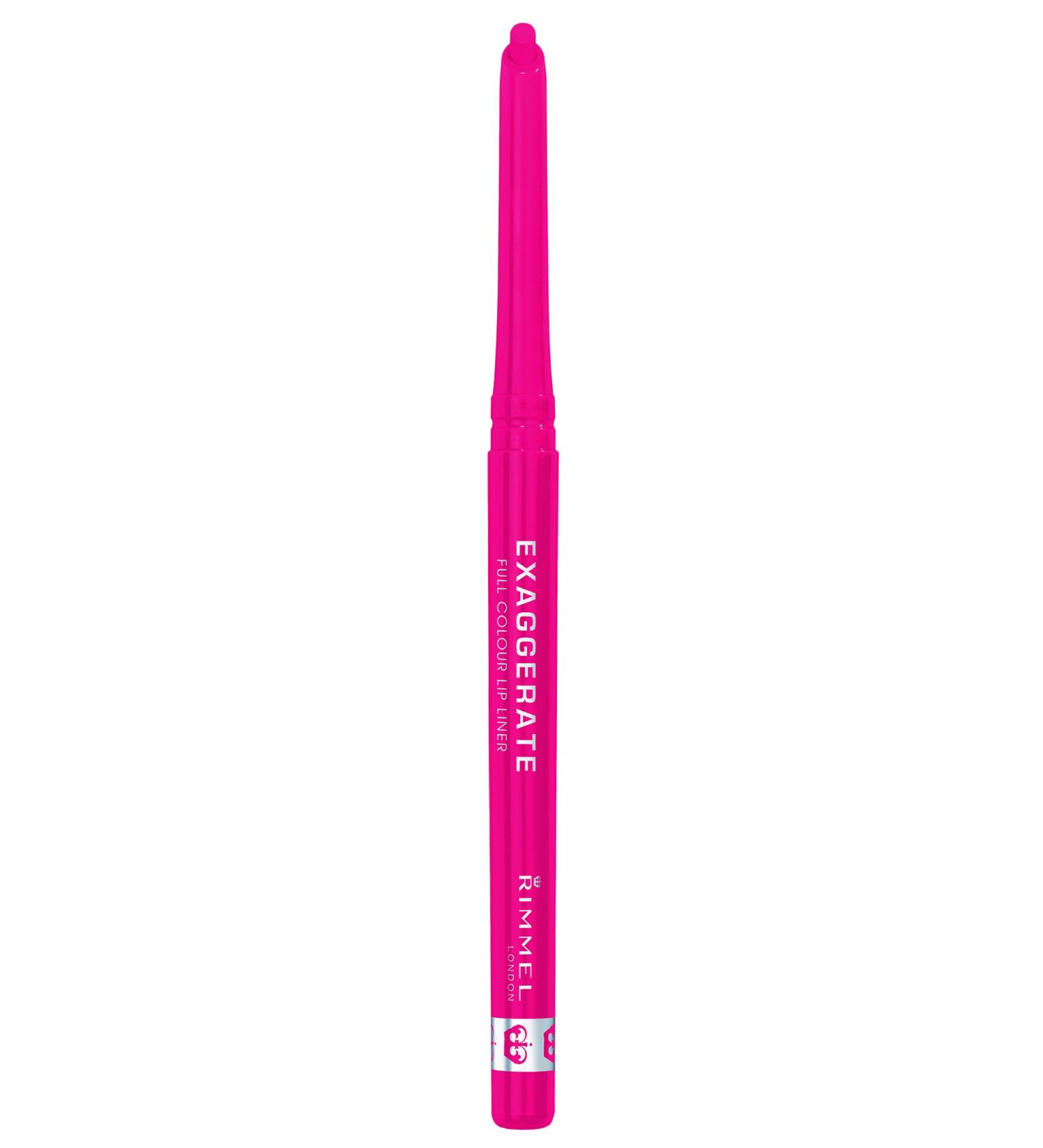 Rimmel Exaggerate Automatic Lip Liner  Pink A Punch  0.008 Fluid Ounce