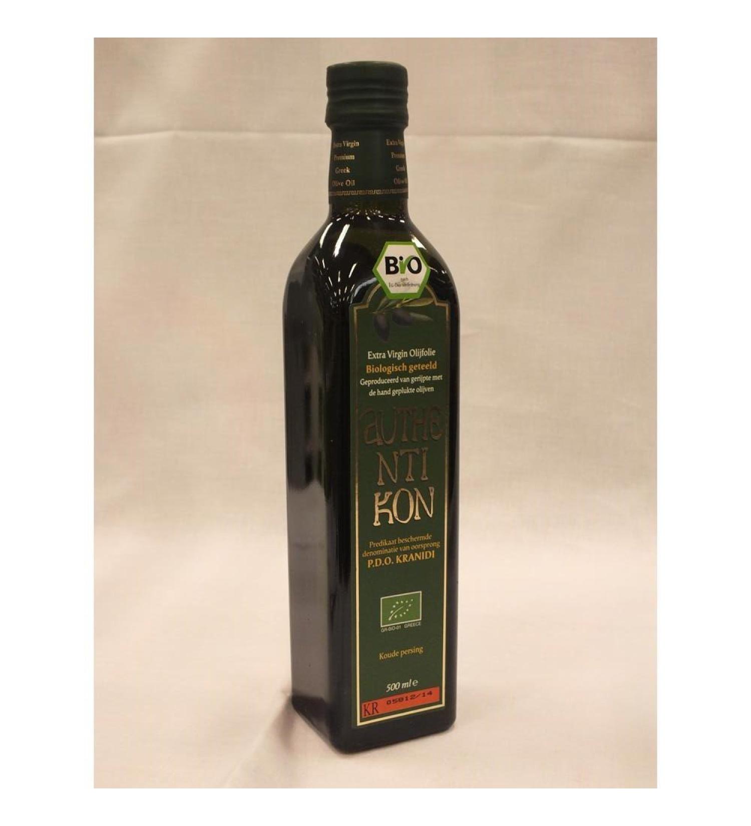 ohne Hersteller Authentikon 1301500 Organic Extra Native Greek Olive Oil 500 ml