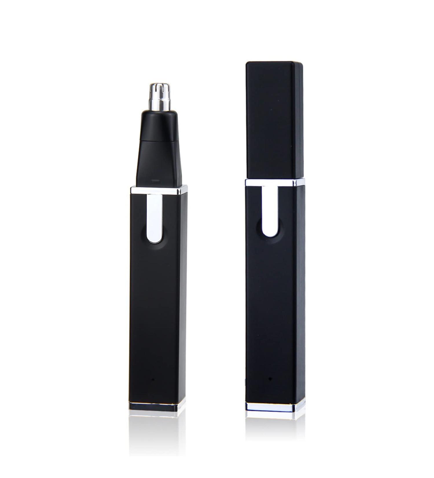 Premium Stainless Steel Nose Hair Trimmer - Rechargeable Waterproof Ear & Eyebrow Trimmer for Men & Women | Painless Grooming Solution - Buy Online on GoSupps.com