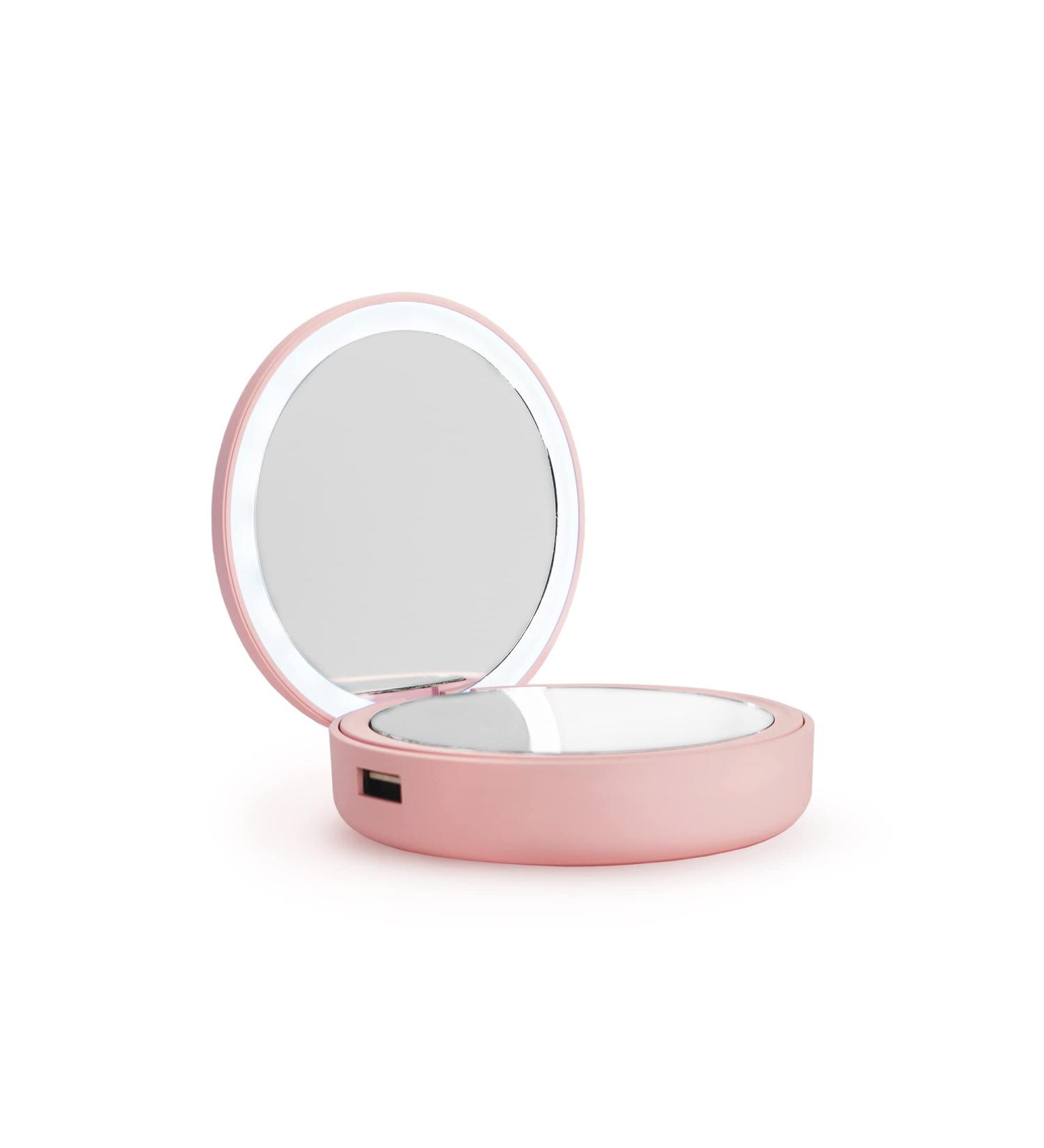 Plum Beauty LED Compact Mirror Power Bank - Pink (4299) - Buy Online on GoSupps.com