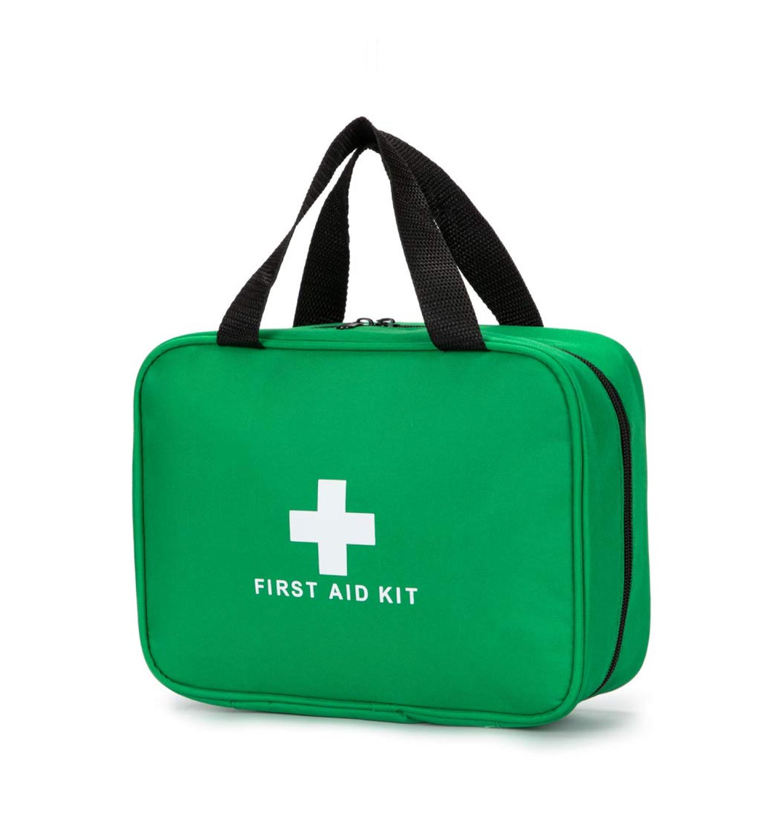 Jipemtra Red First Aid Bag Empty - Compact Survival Medicine Pouch for Home, Car, Office, Kitchen, Sport & Outdoors - Buy Online on GoSupps.com