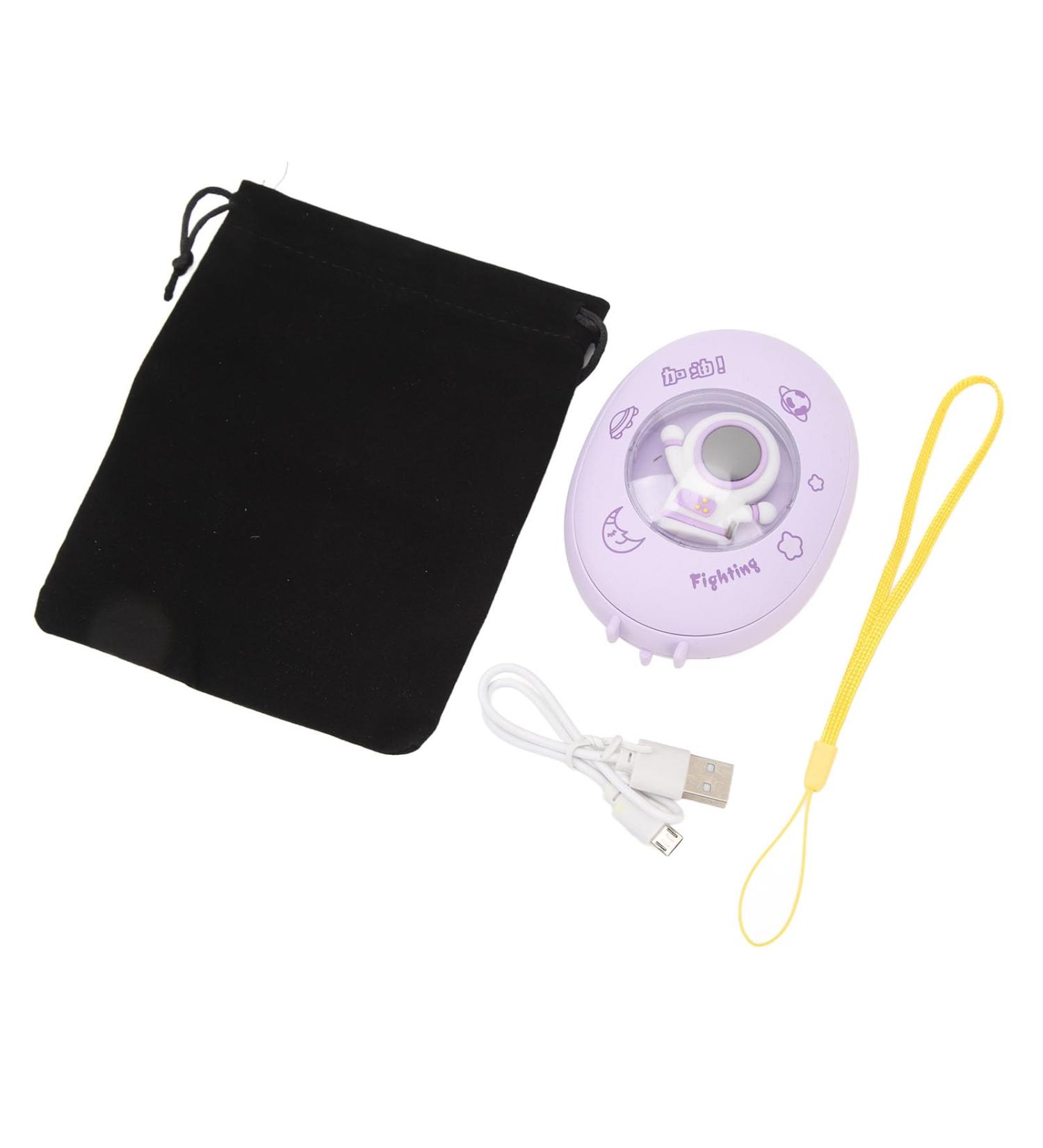 Electric Hand Heater USB Hand Warmer ABS Rechargeable Fast Heating for Hiking Purple - Buy Online on GoSupps.com