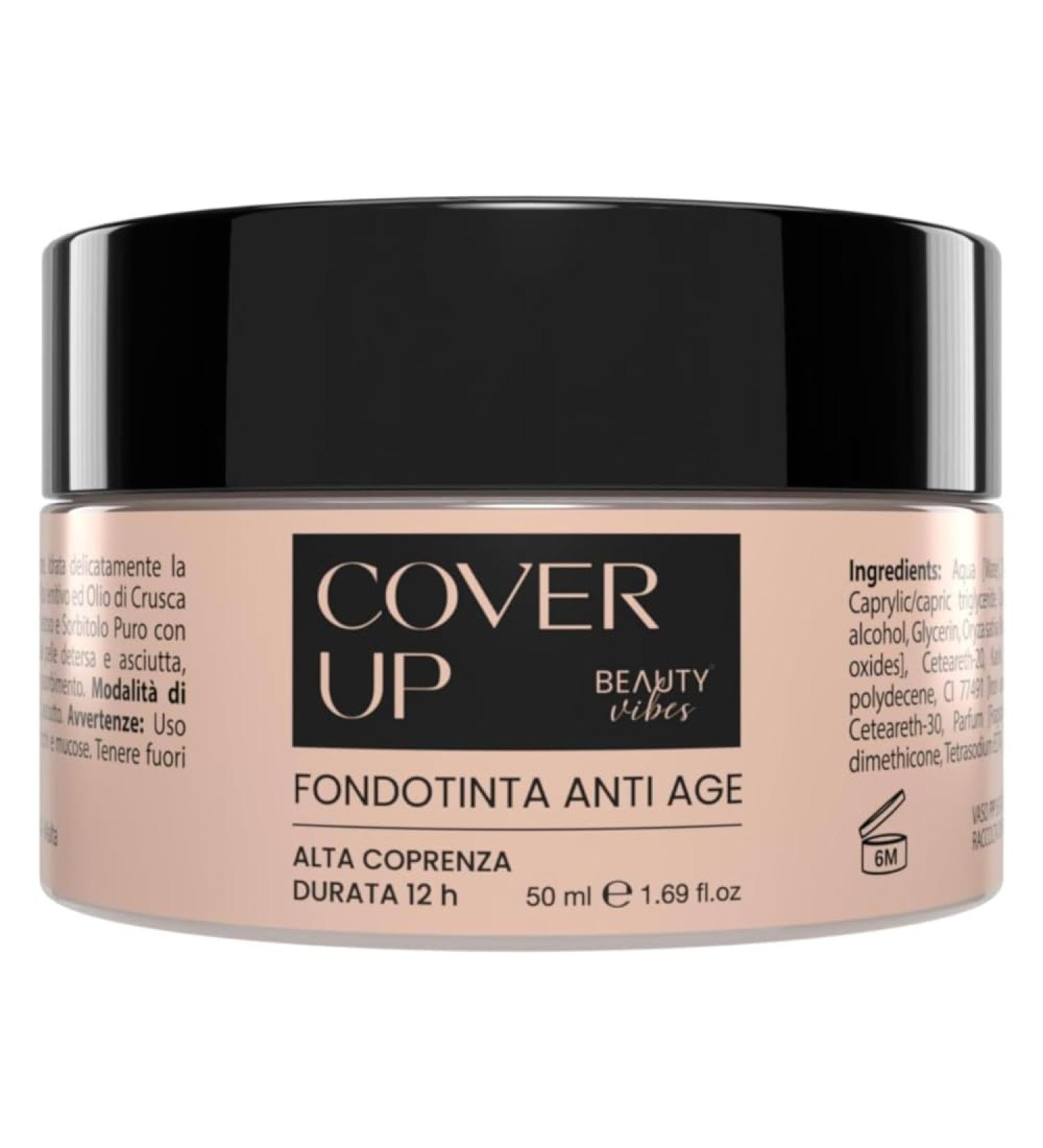  ALOHALABS CoverUp Moisturizing Anti-Wrinkle Foundation with Hyaluronic Acid Medium to High Modular Coverage Natural Long Lasting Effect Waterproof for Mature & Youthful Skin 50 ml - Buy Online on GoSupps.com