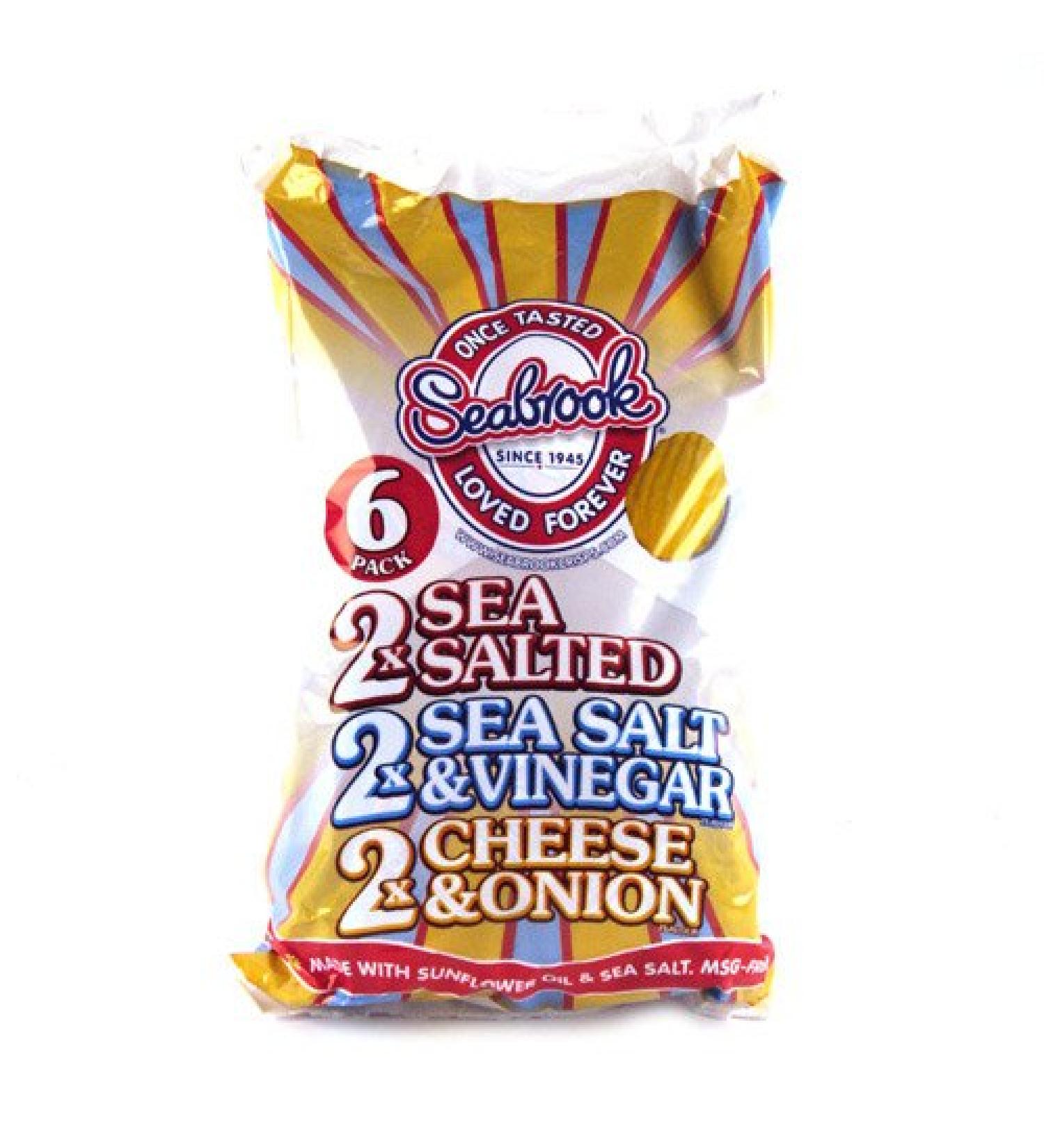 Seabrook Seabrook 6 packs of 150g