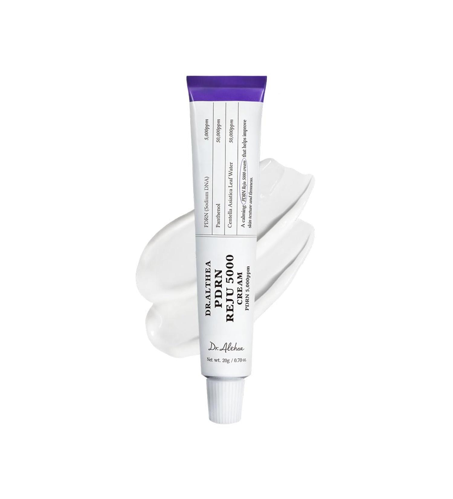 Dr.Althea PDRN Reju 5000 Cream | Biome PDRN Cream for Irritated Sensitive Skin | Soothing Face Moisturizer with Panthenol and Centella | Korean Vegan Skin Care for All Skin Types 0.7 Fl Oz - Buy Online on GoSupps.com