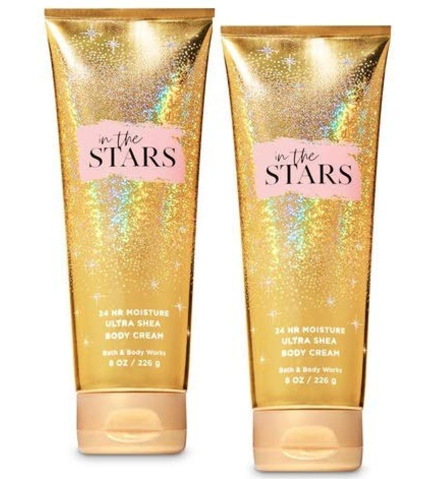 Bath and Body Works 2 Pack In The Stars Ultra Shea Body Cream 8 Oz.
