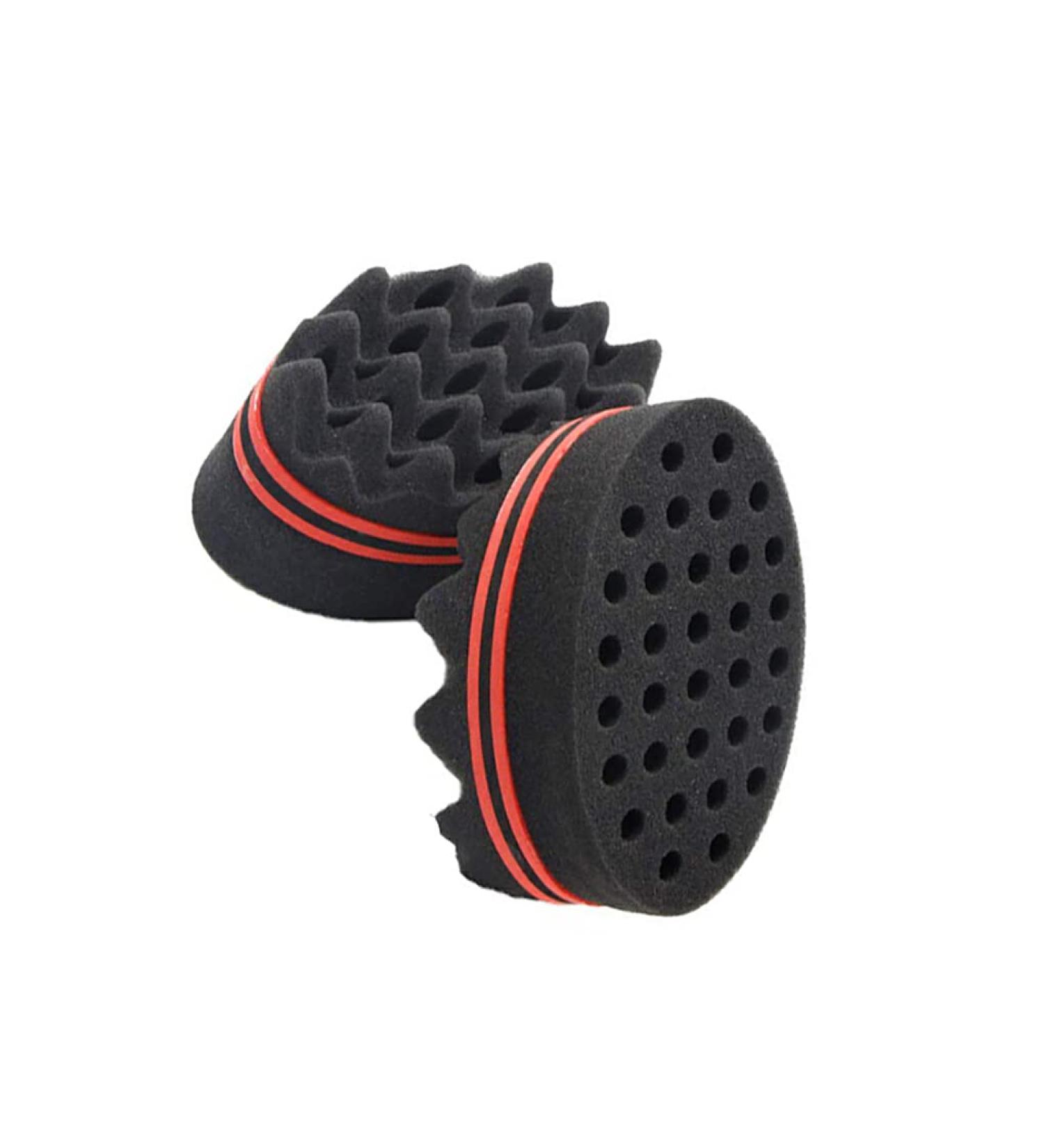 dijiusidy 2 Pieces Brush Barber Twist Sponge Hair Sponge Convenient Different Hairstyles Wear-resistant Stable Brush for Travel Men - Buy Online on GoSupps.com