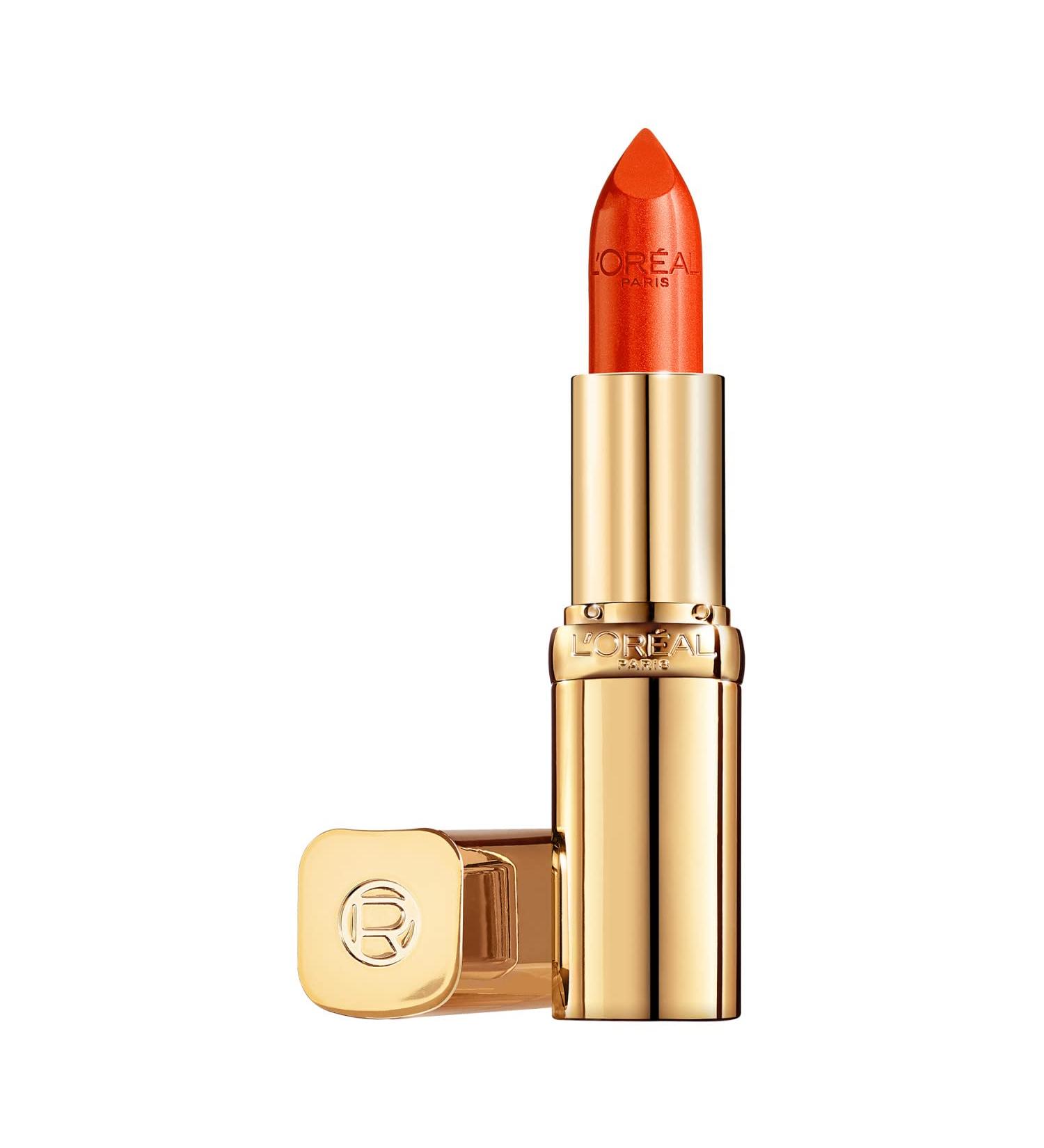 L'Oreal Lipstick 163 Orange Magique 60g - Long Lasting Magic Orange Shade - Buy Online on GoSupps.com